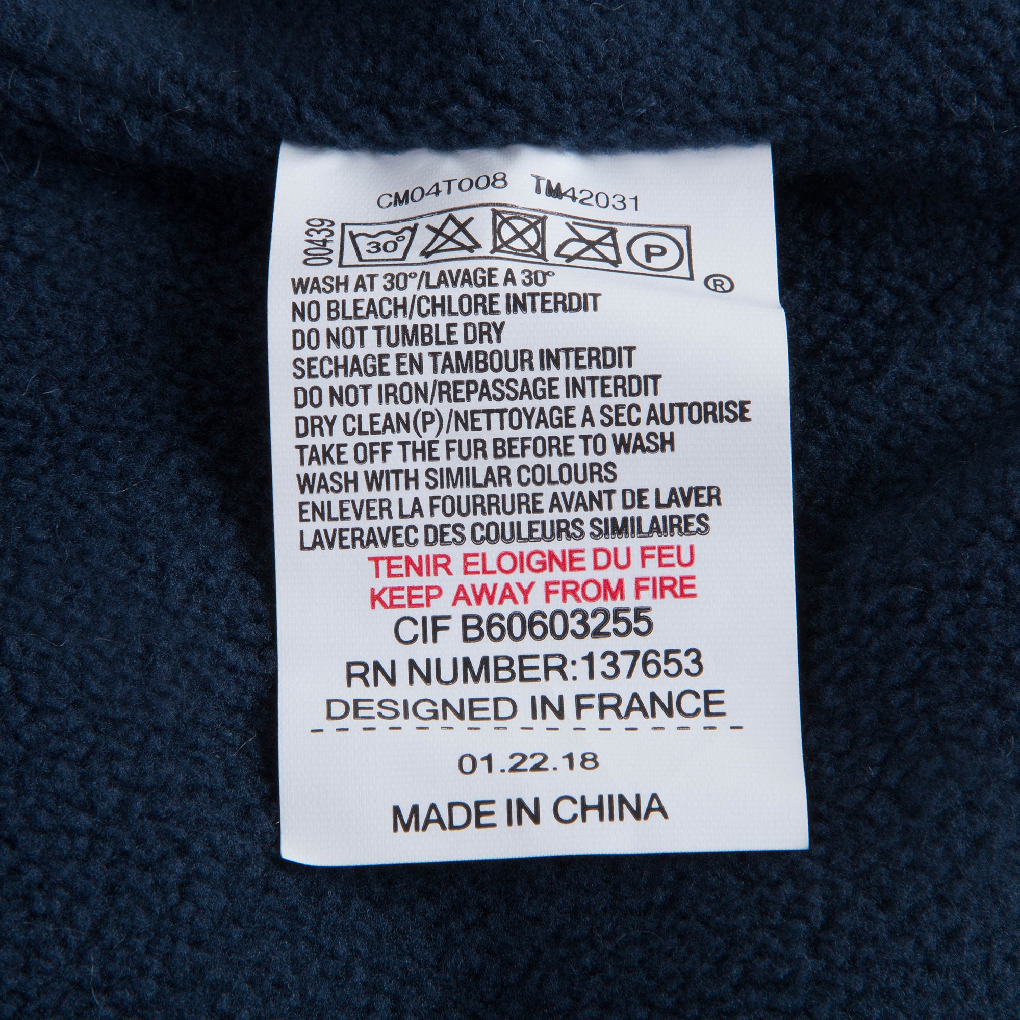 Boys Marine Coat