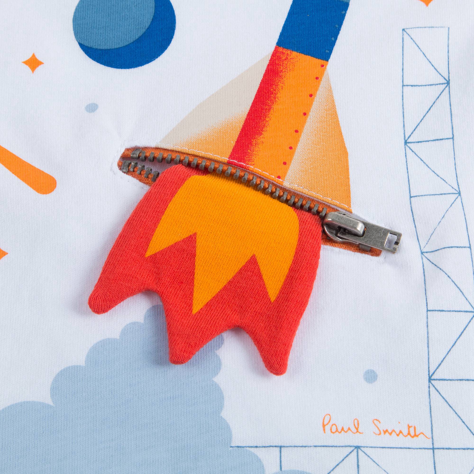 Boys White Rocket T-shirt
