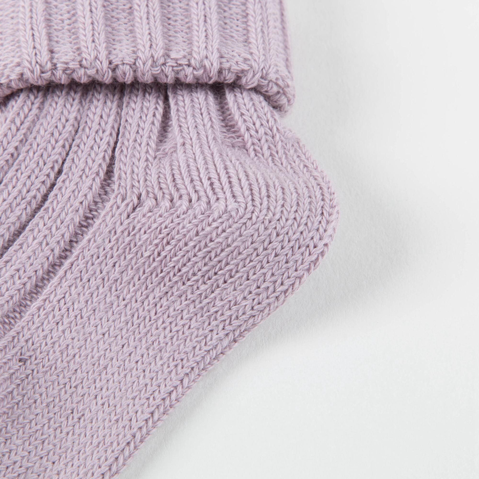 Baby Lavender Cotton Knitwear Socks