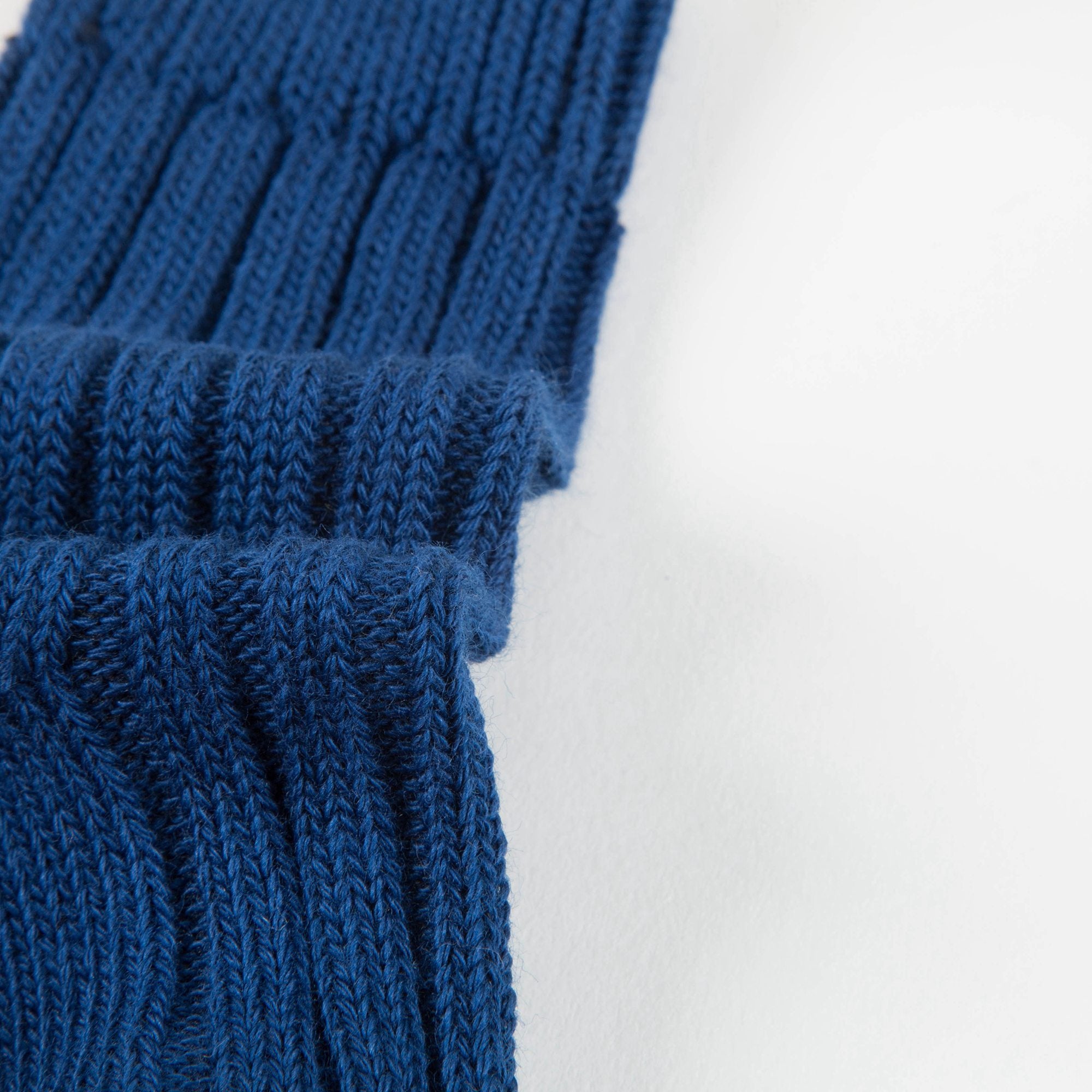 Baby Rich Blue Cotton Knitwear Socks