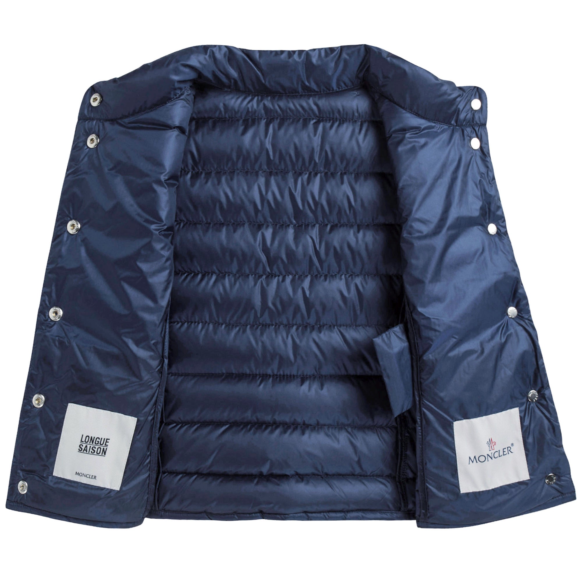 Baby Girls Blue 'Liane' Down Padded Gilet