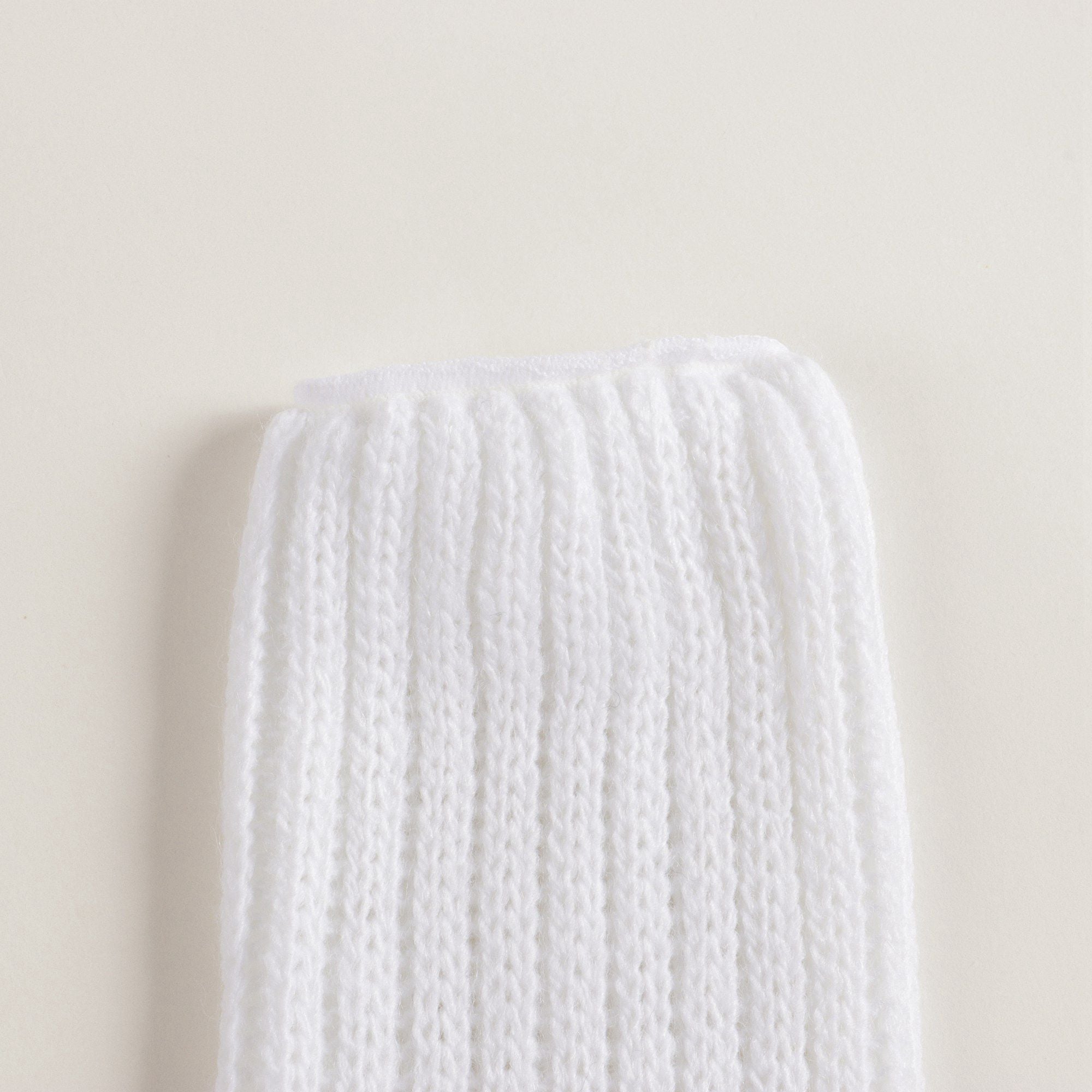 Girls White Ballet Puttes