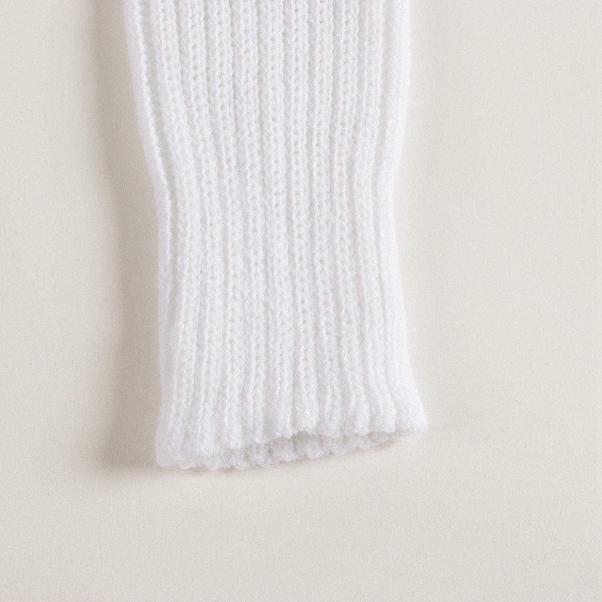 Girls White Ballet Puttes