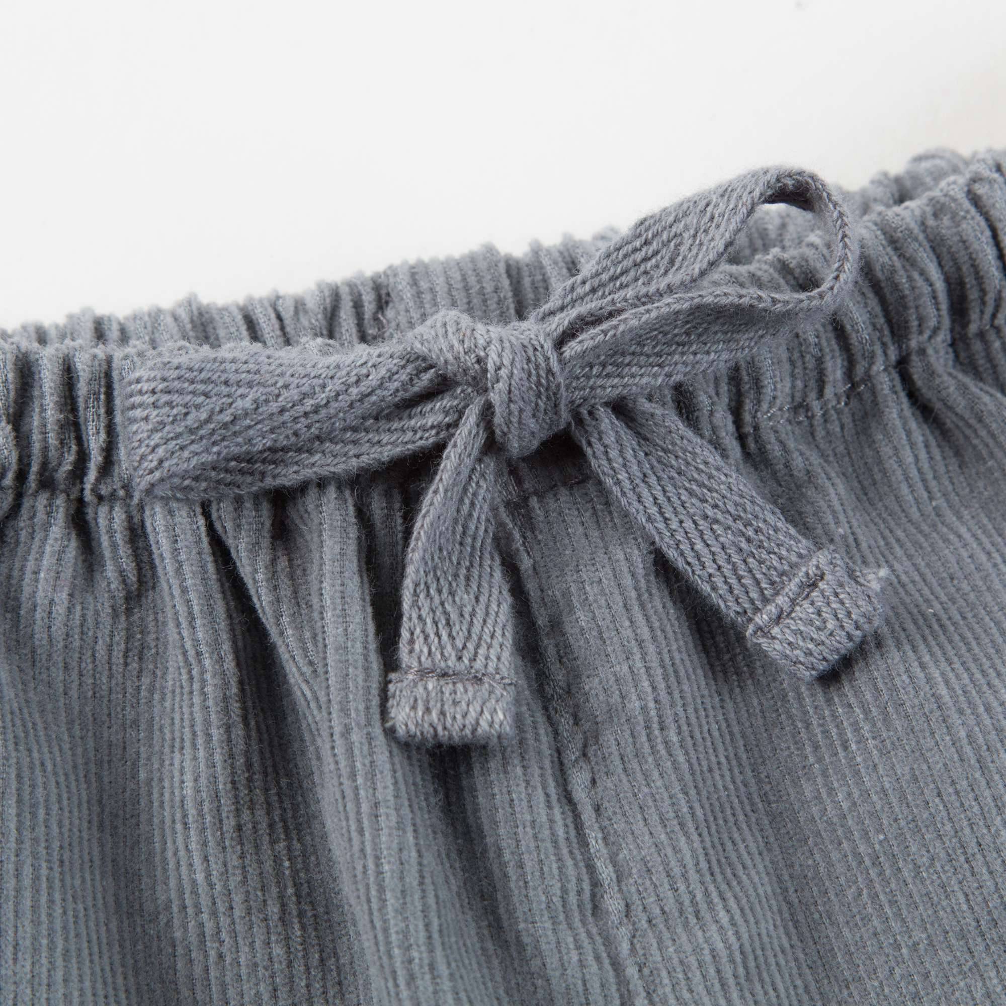 Baby Grey Cotton Trousers