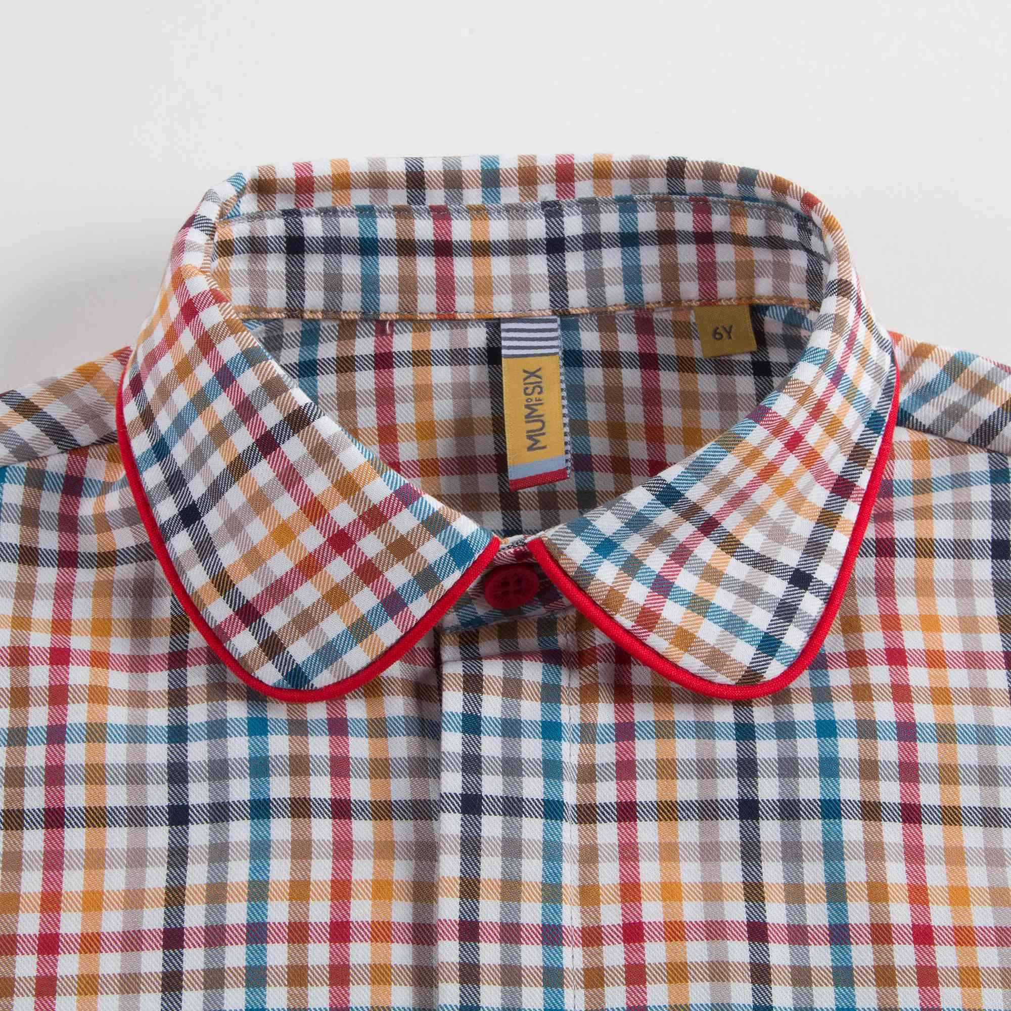 Boys Multicolour Check Polo Shirt