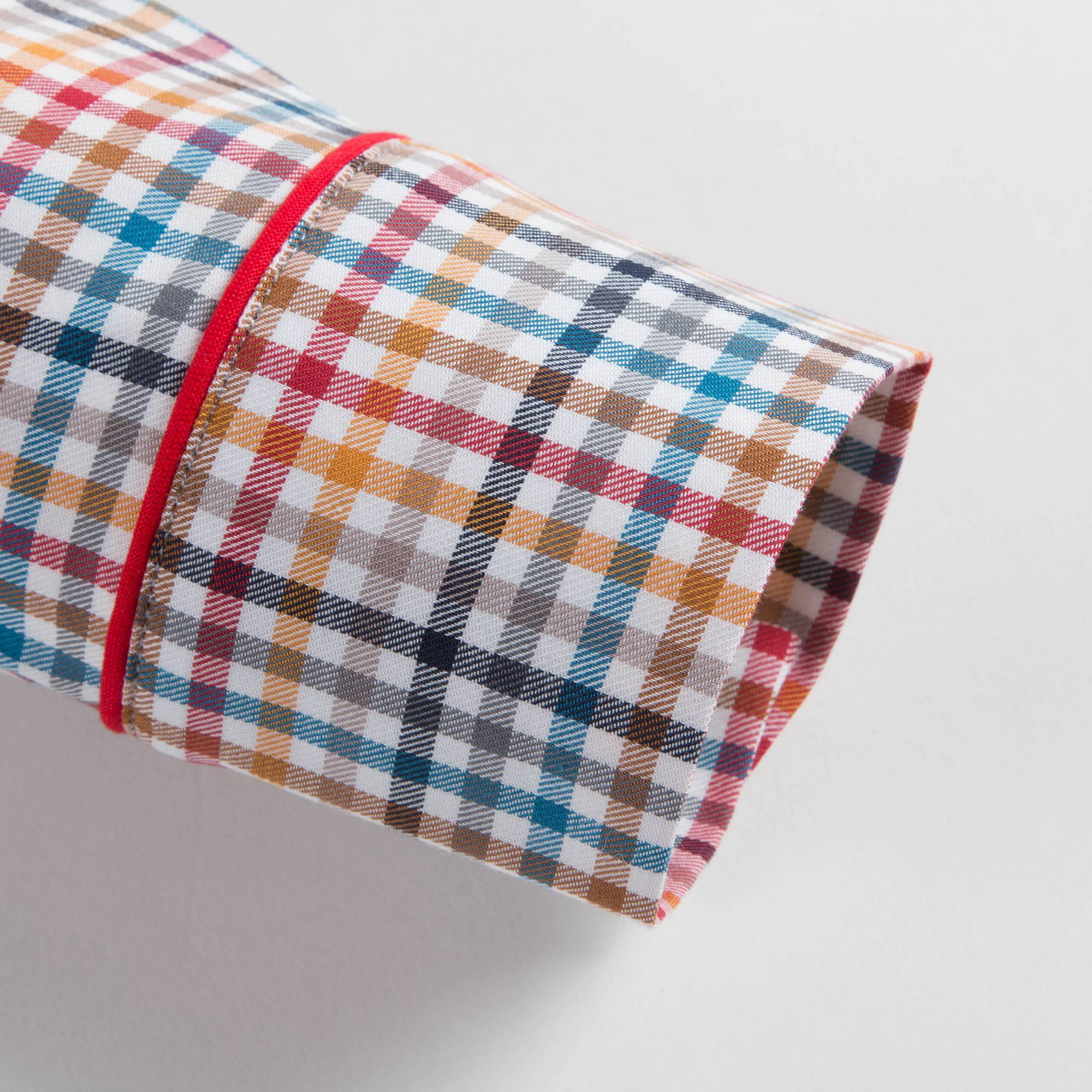 Boys Multicolour Check Polo Shirt