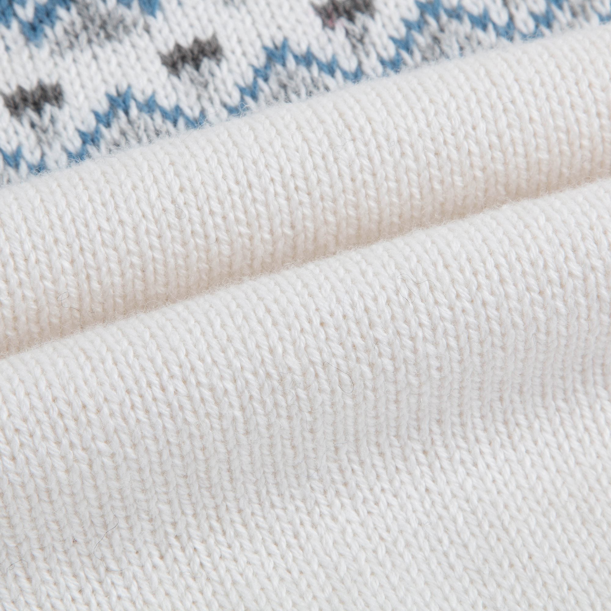 Boys White Cotton Sweater