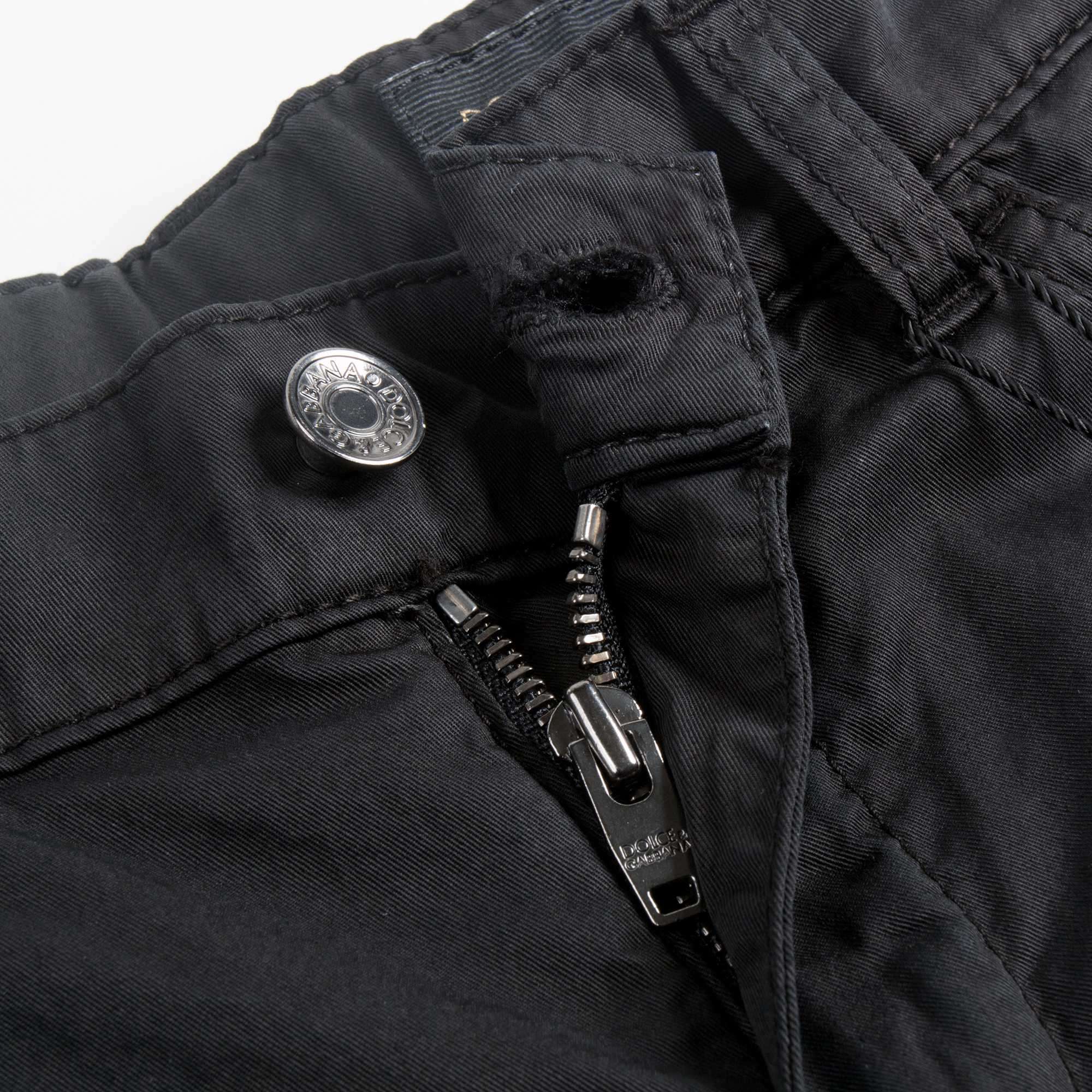 Boys Black Denim Shorts
