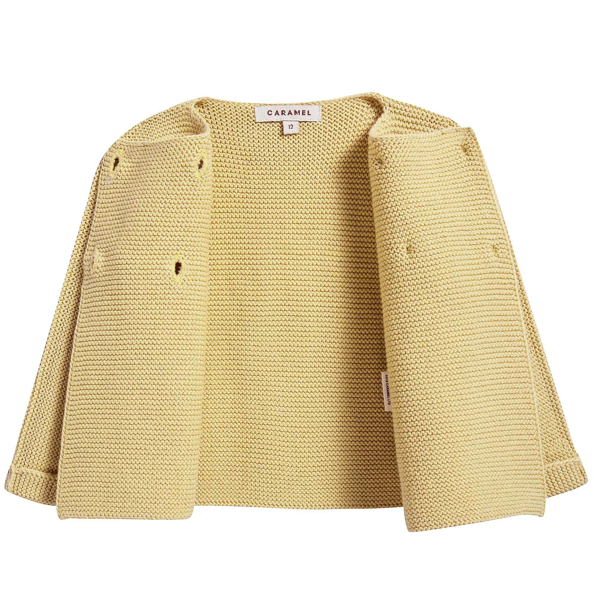 Baby Lemon Cotton Knitwear Cardigan
