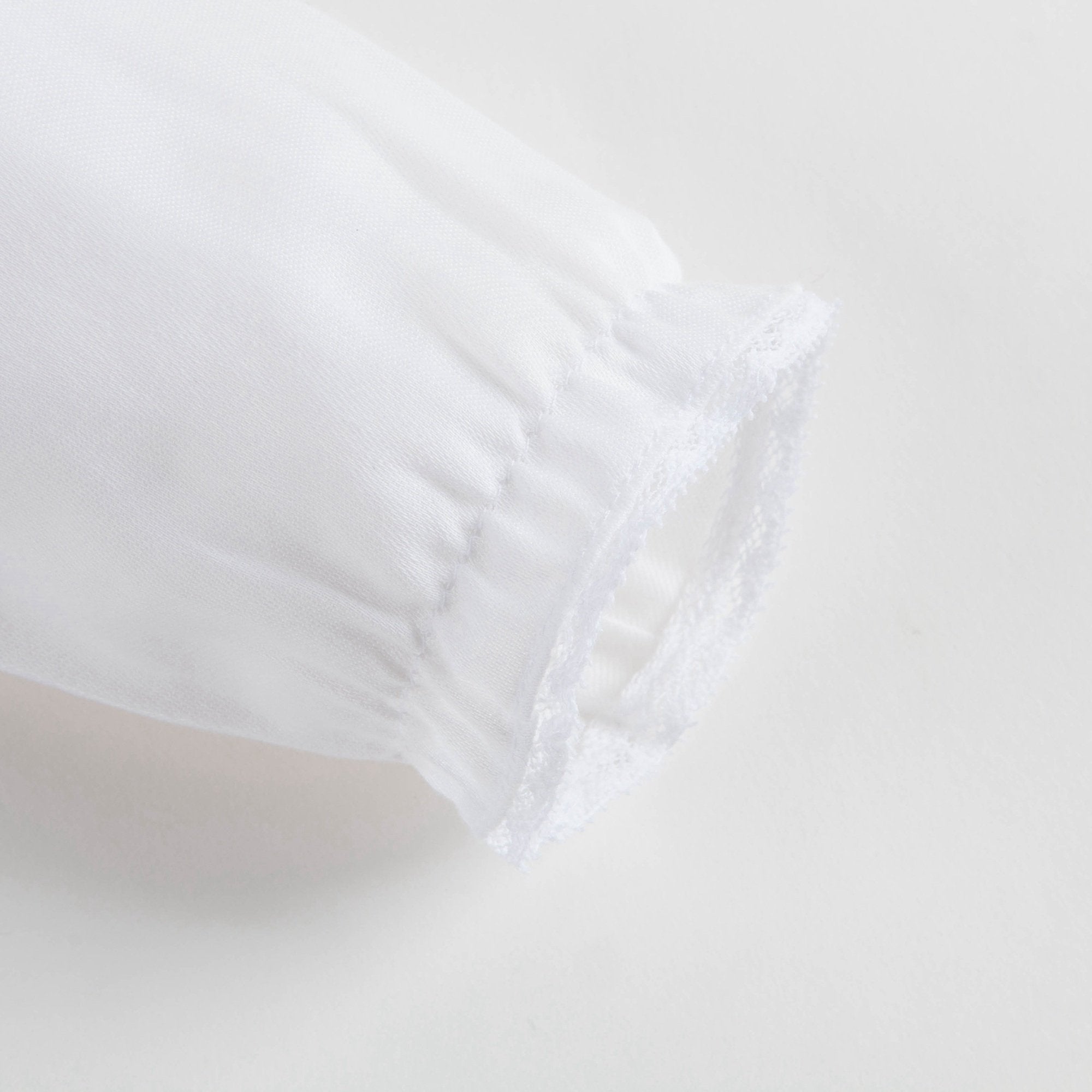 Baby Girls White Cotton Blouse