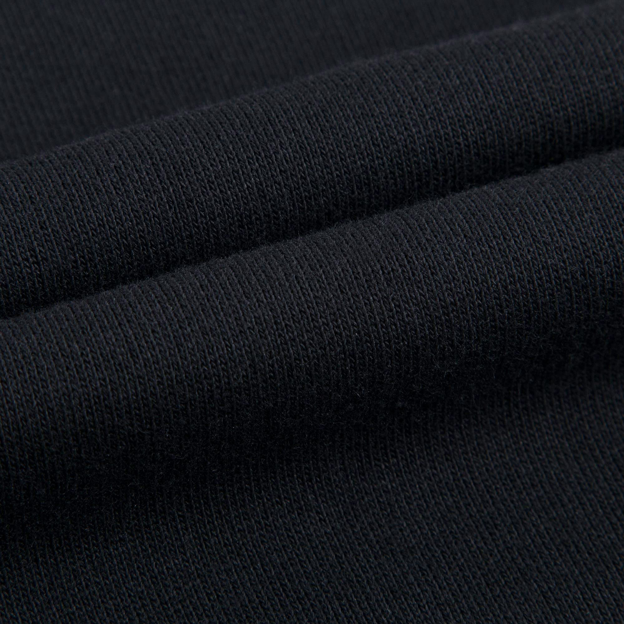 Boys & Girls Black Sweatshirt With Logo Strip