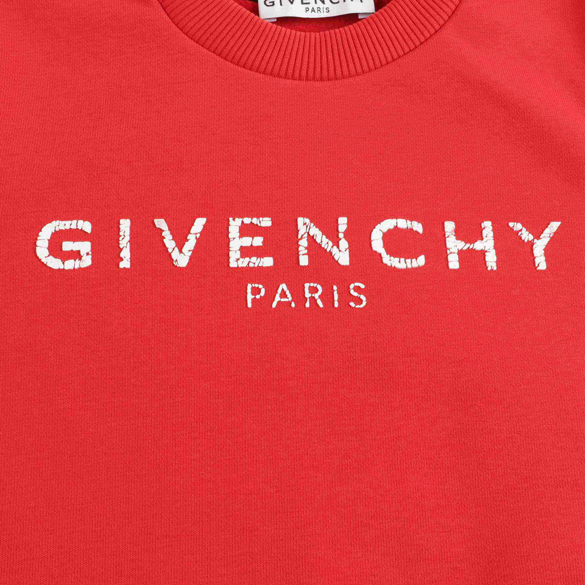 Boys & Girls Red Logo Sweatshirt