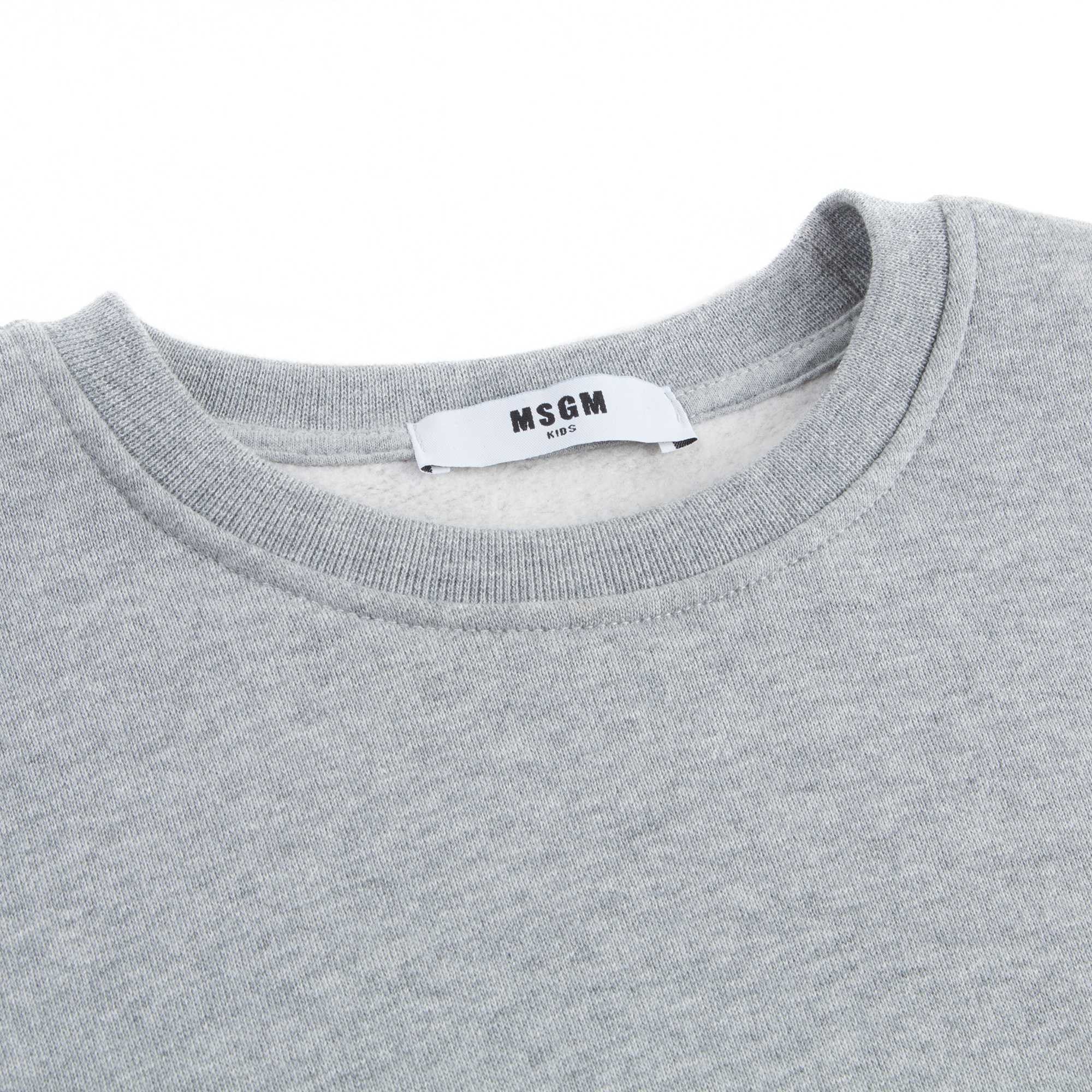 Boys Grey Geometric Sweatshirt