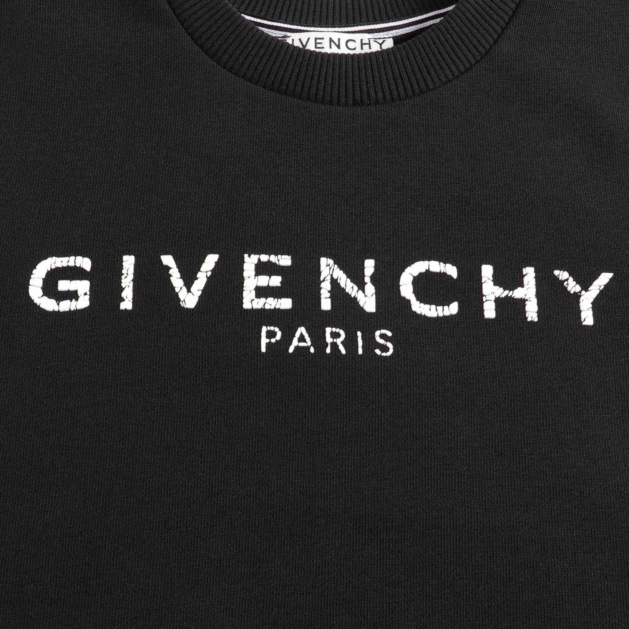 Boys & Girls Black Logo Sweatshirt