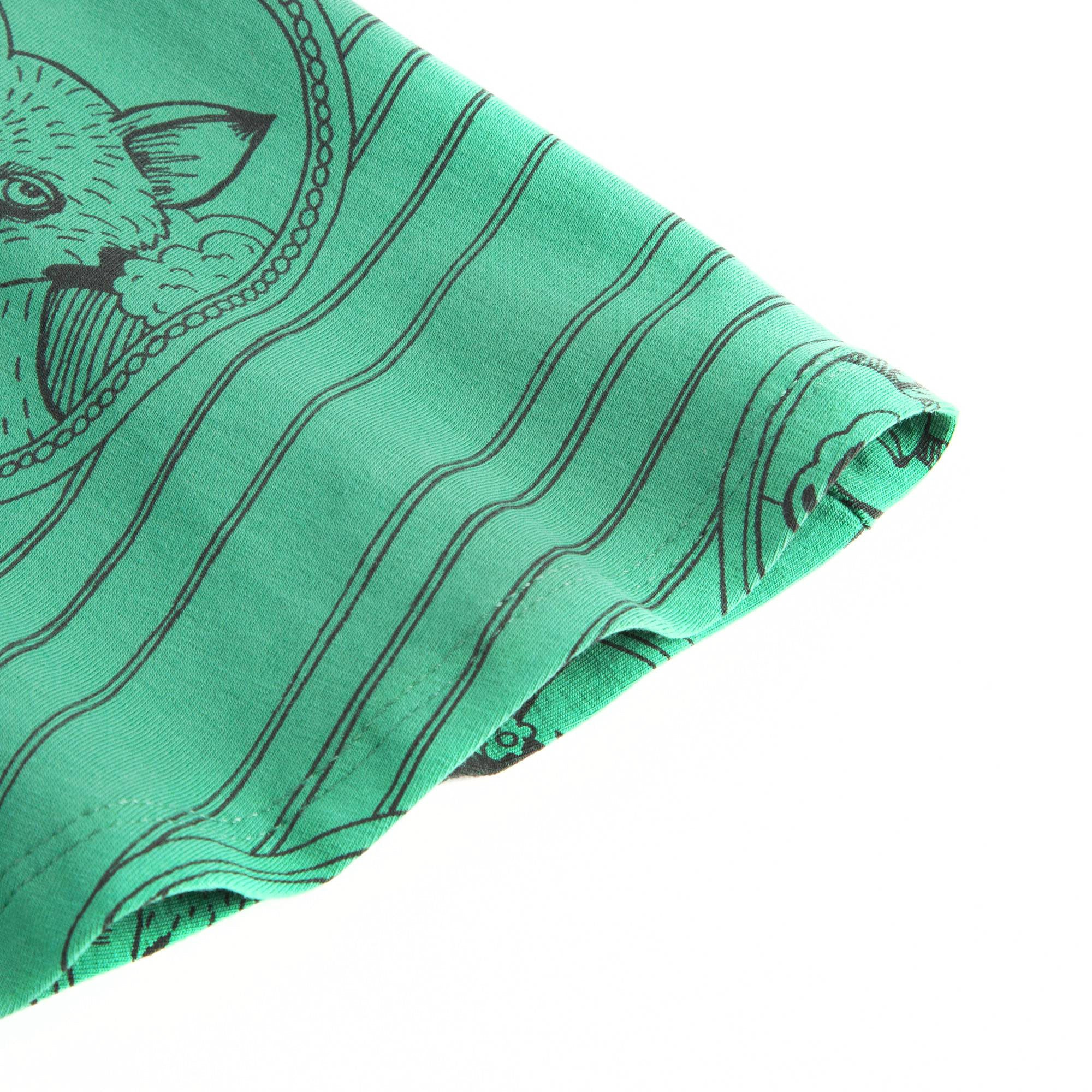 Girls Green Fox Family Skirt