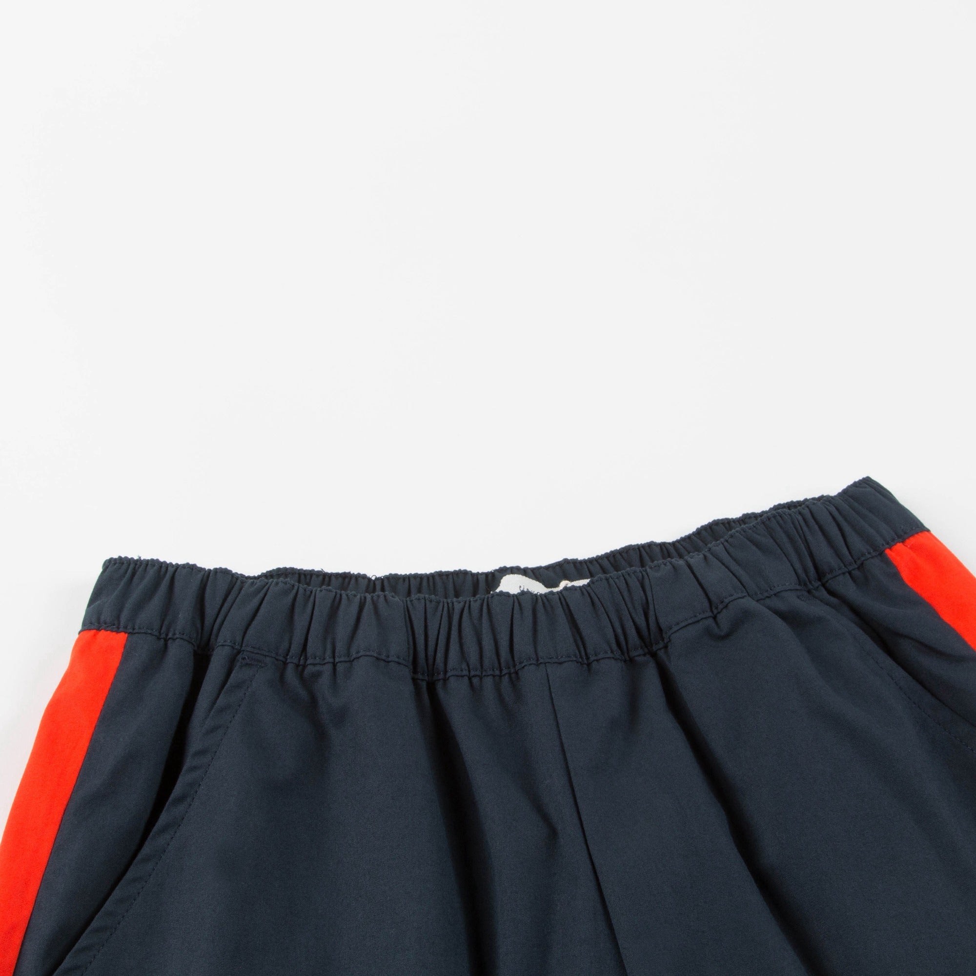 Girls Navy & Carmine Cotton Cool Pant