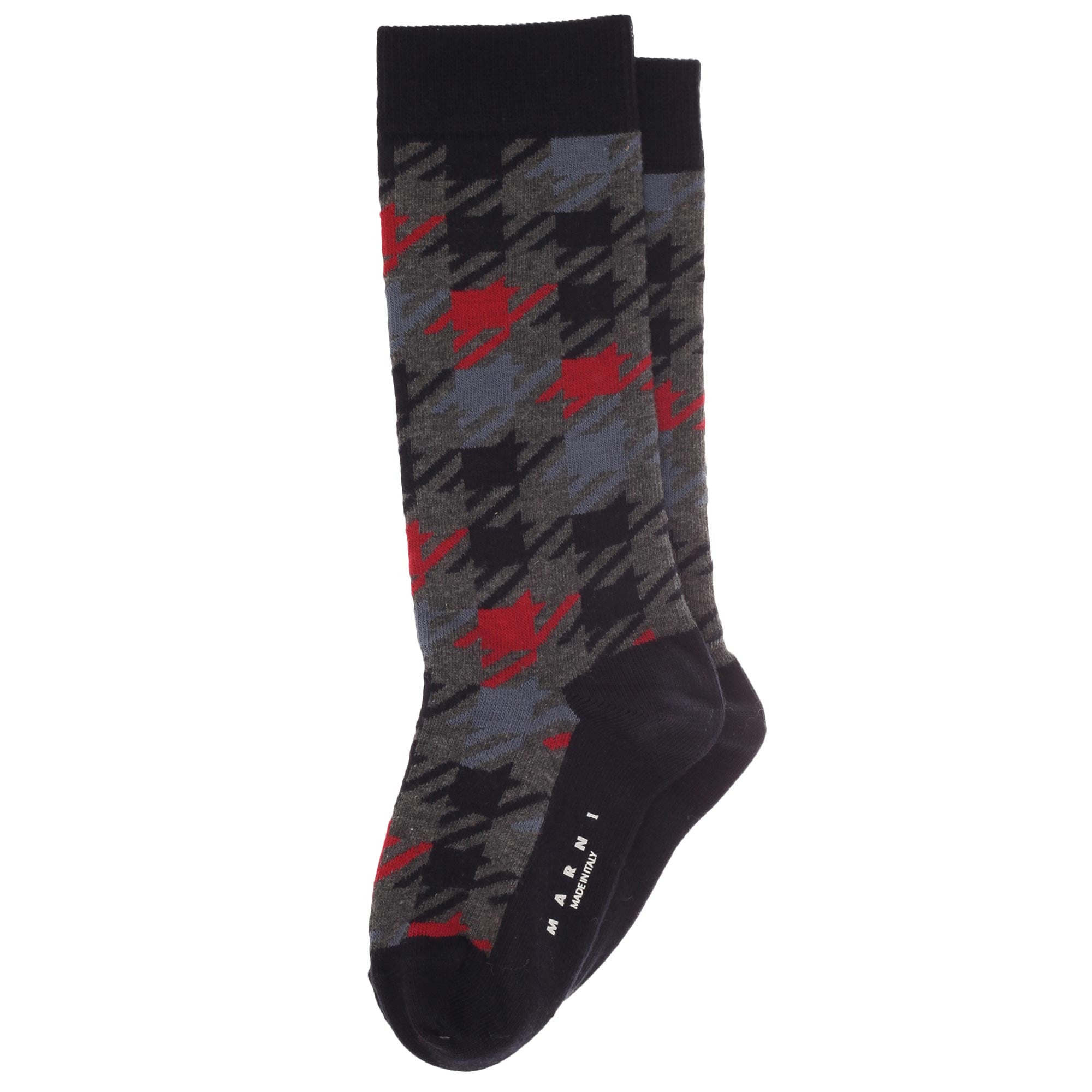 Girls Mediu Grey Cotton Sock - CÉMAROSE | Children's Fashion Store - 1