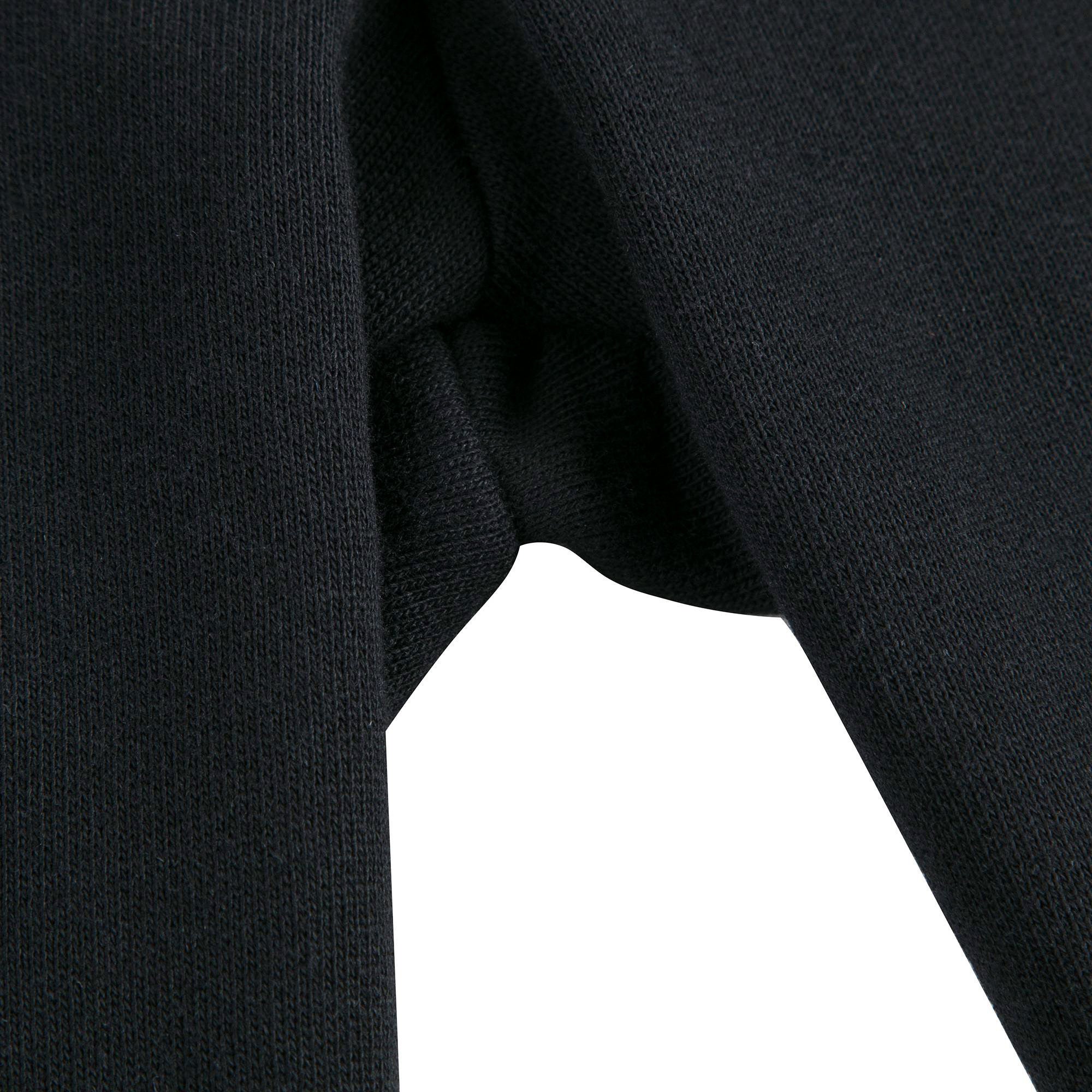 Boys Black Cotton Tracksuit Trousers