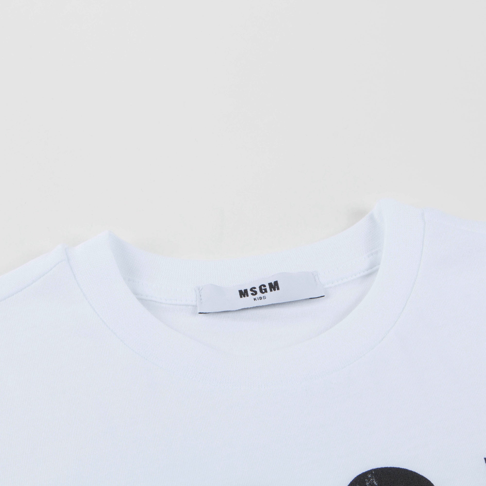 Boys White Logo Cotton Jersey T-shirt