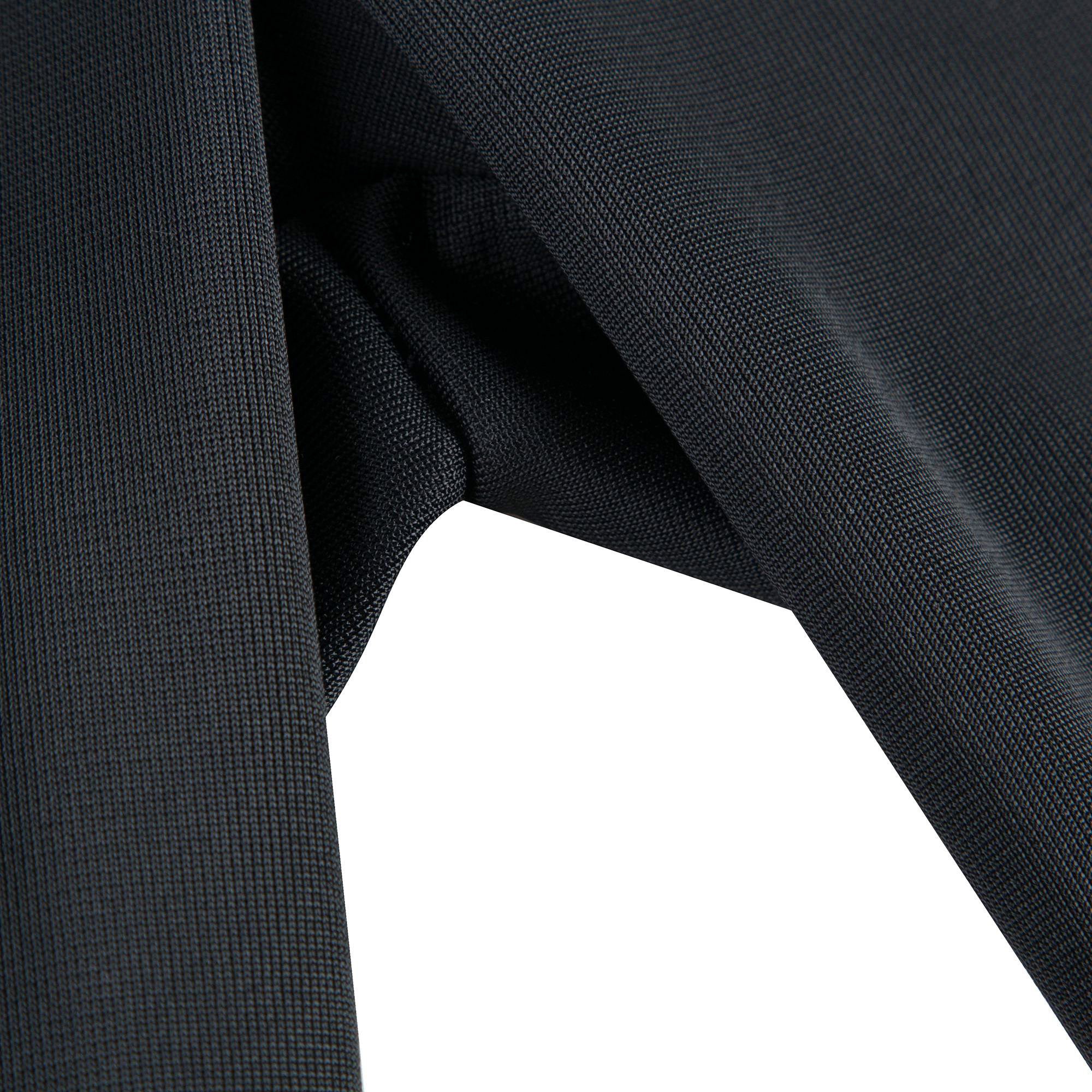 Boys & Girls Black Jersey Trousers With Red Trim