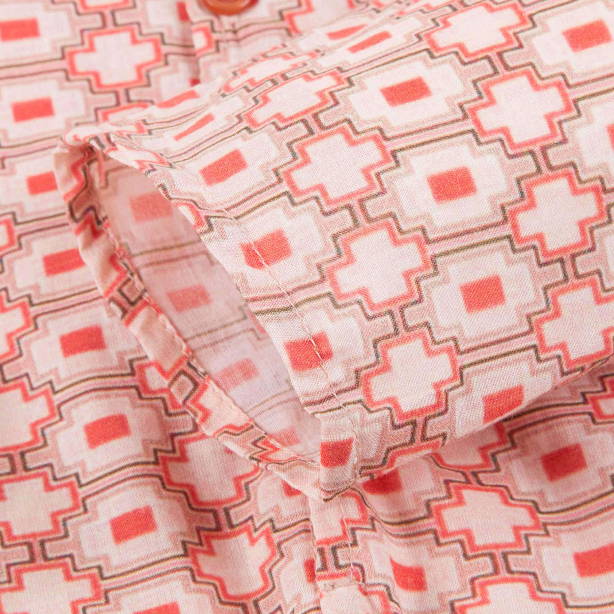 Baby Kaleido Red Woven T-shirt
