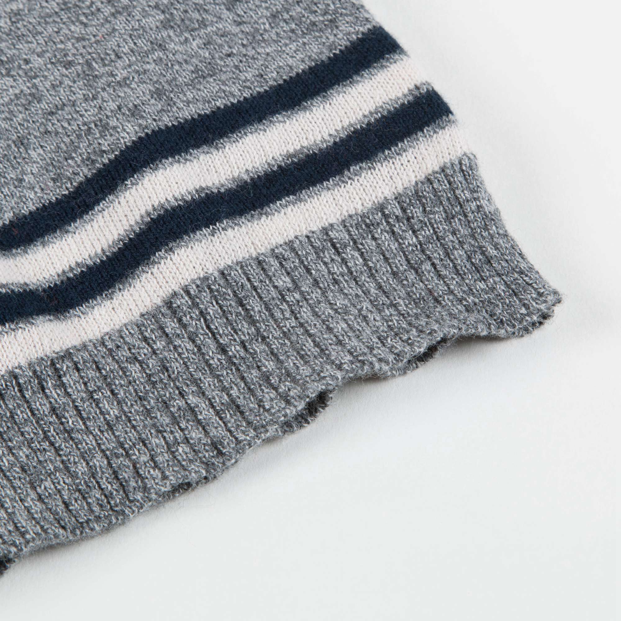 Baby Boys Charcoal Cotton Knitwear Jumper