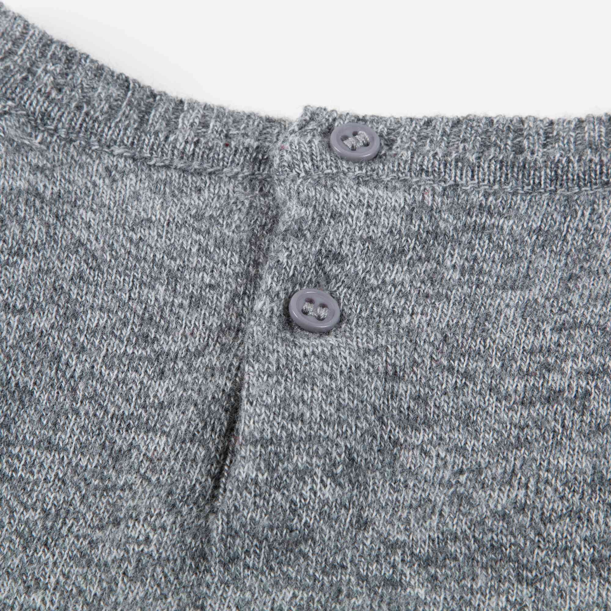 Baby Boys Charcoal Cotton Knitwear Jumper