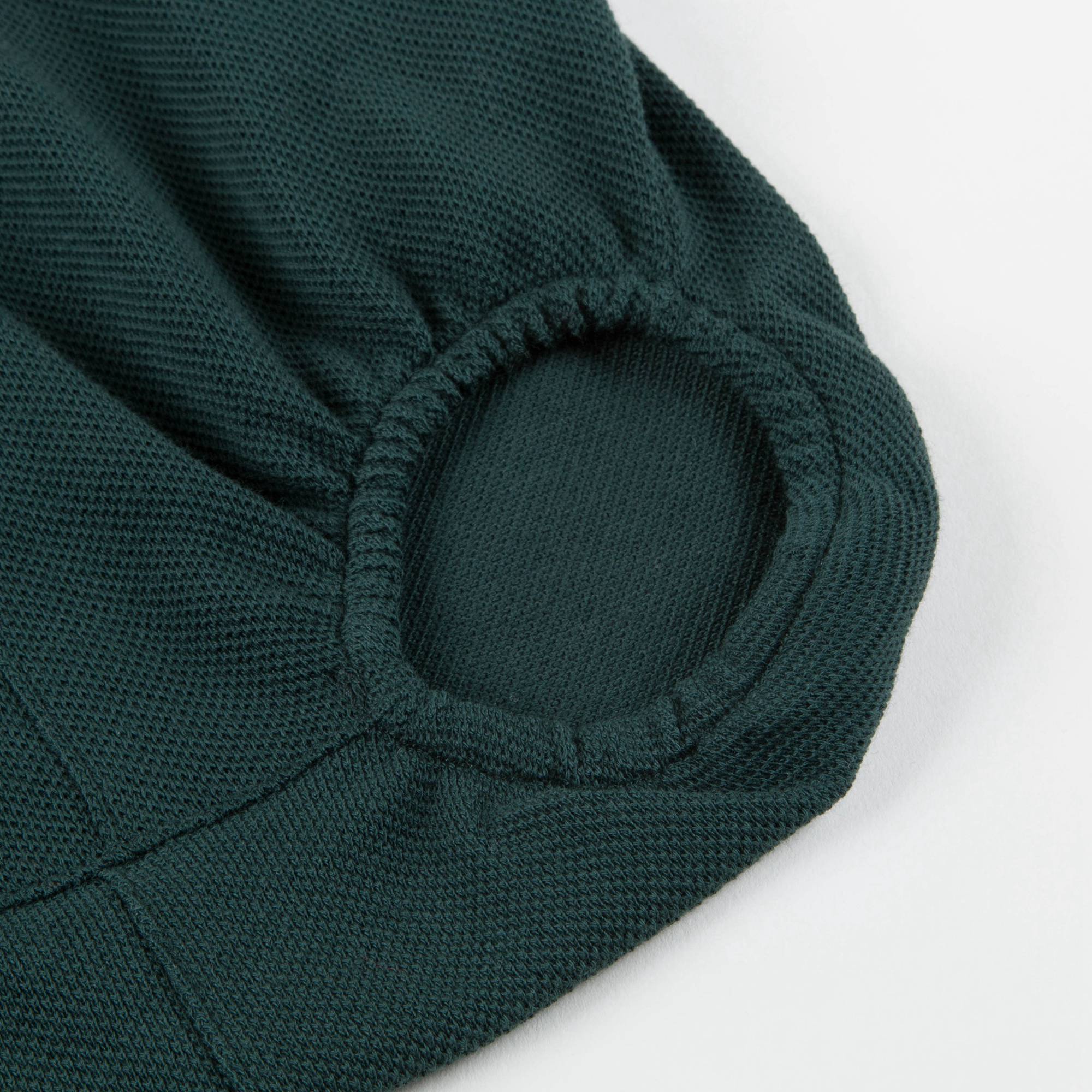 Baby Forest Green Cotton Jersey Romper
