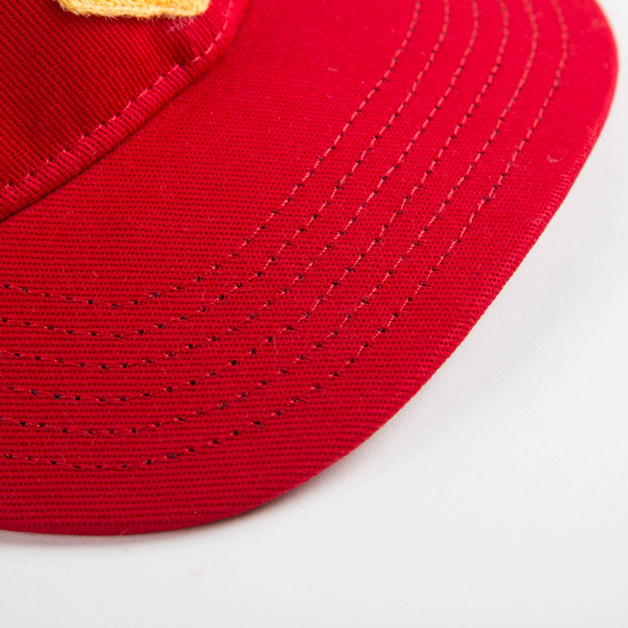 Boys & Girls Red Cotton Hat