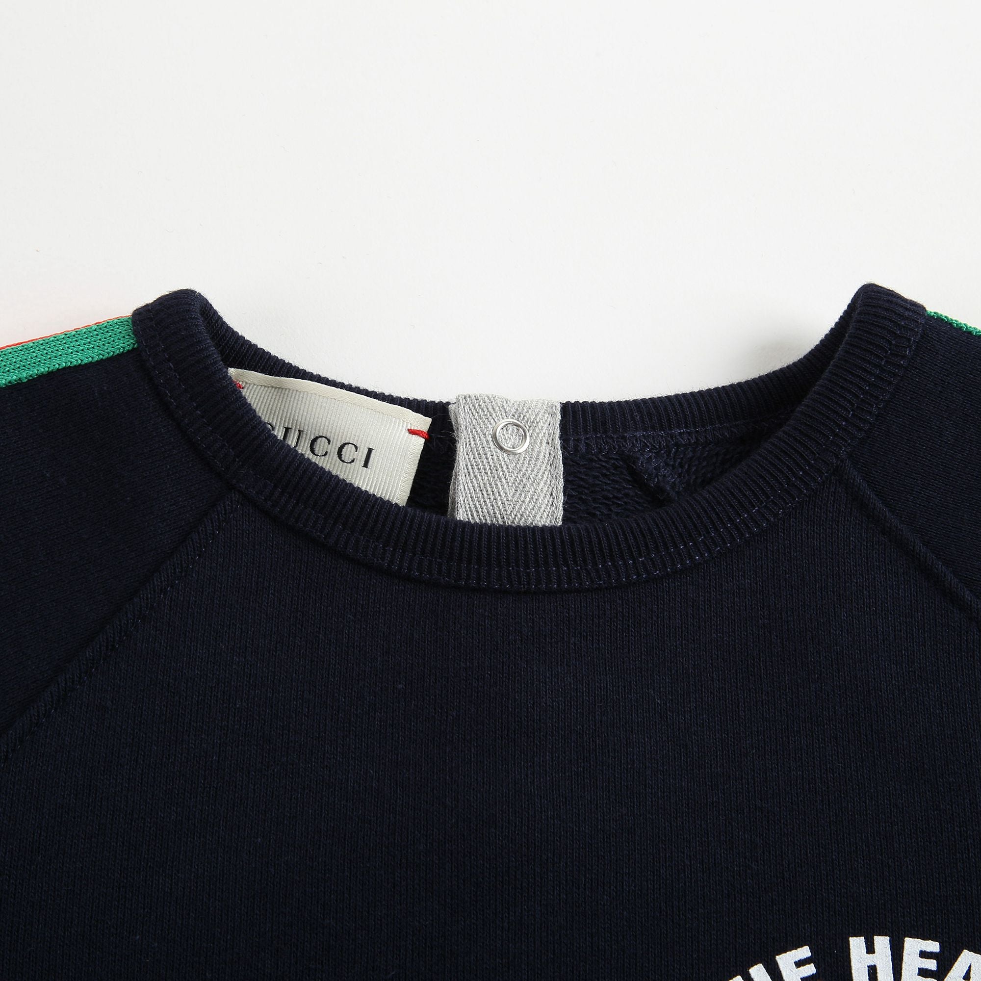 Baby Black Cotton Sweatshirt