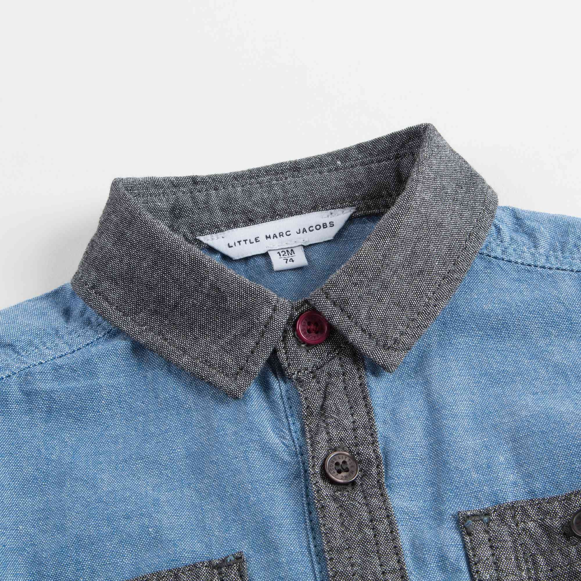 Baby Boys Blue Jeans Shirt