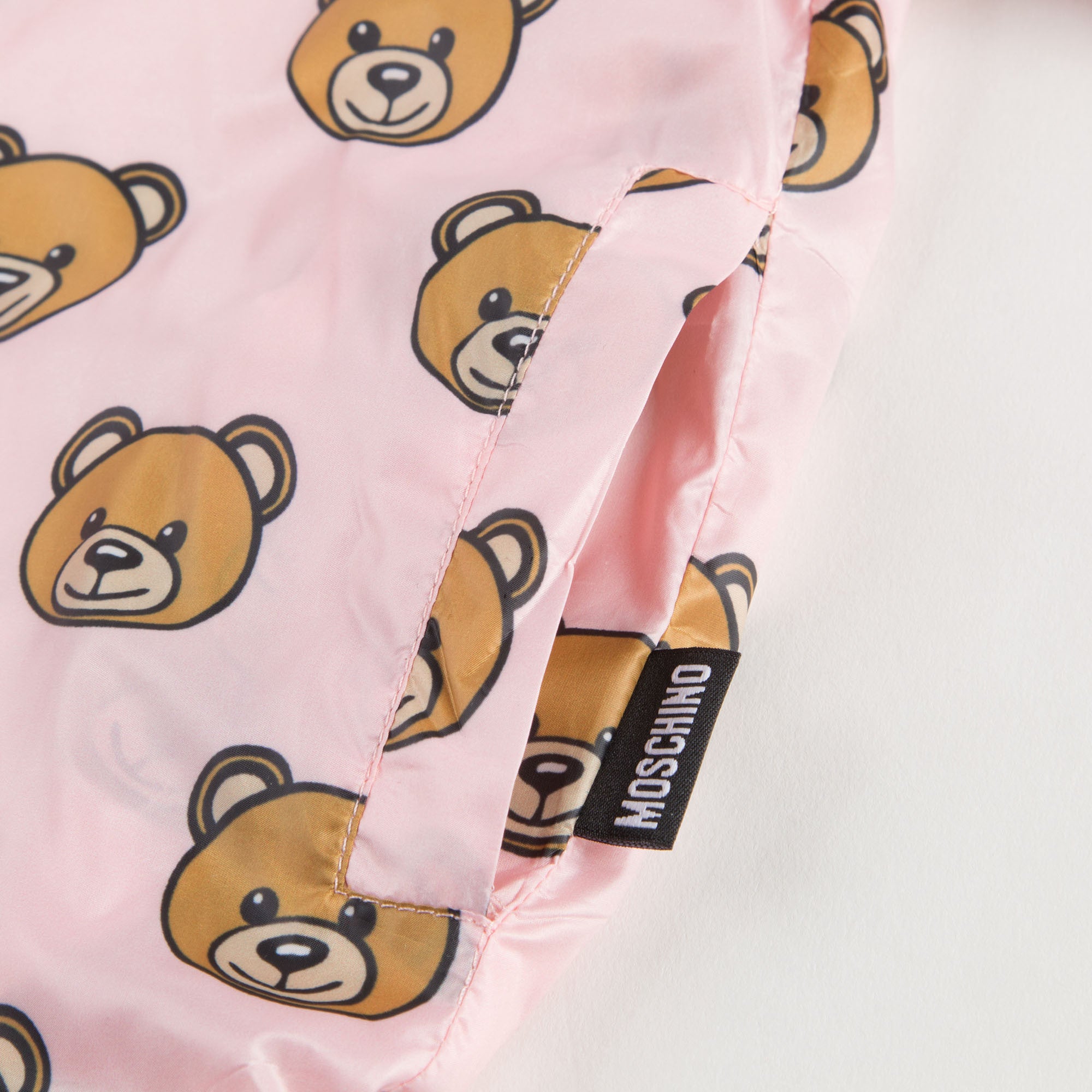 Baby Girls Pink Teddy Bear Jacket