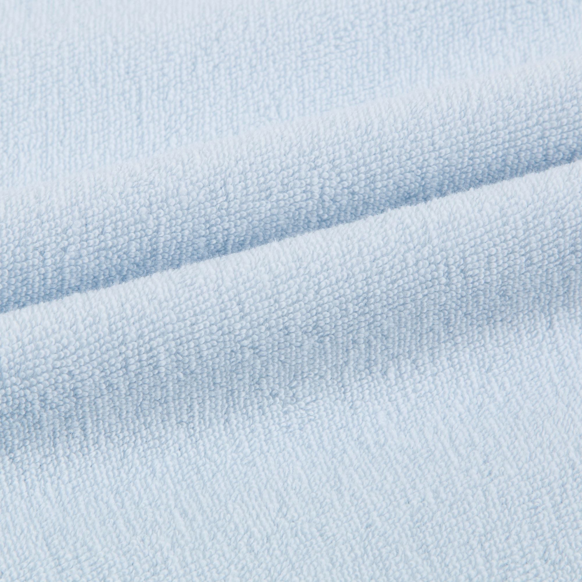 Girls Light Blue & Carmine Pima Cotton Sweatshirt