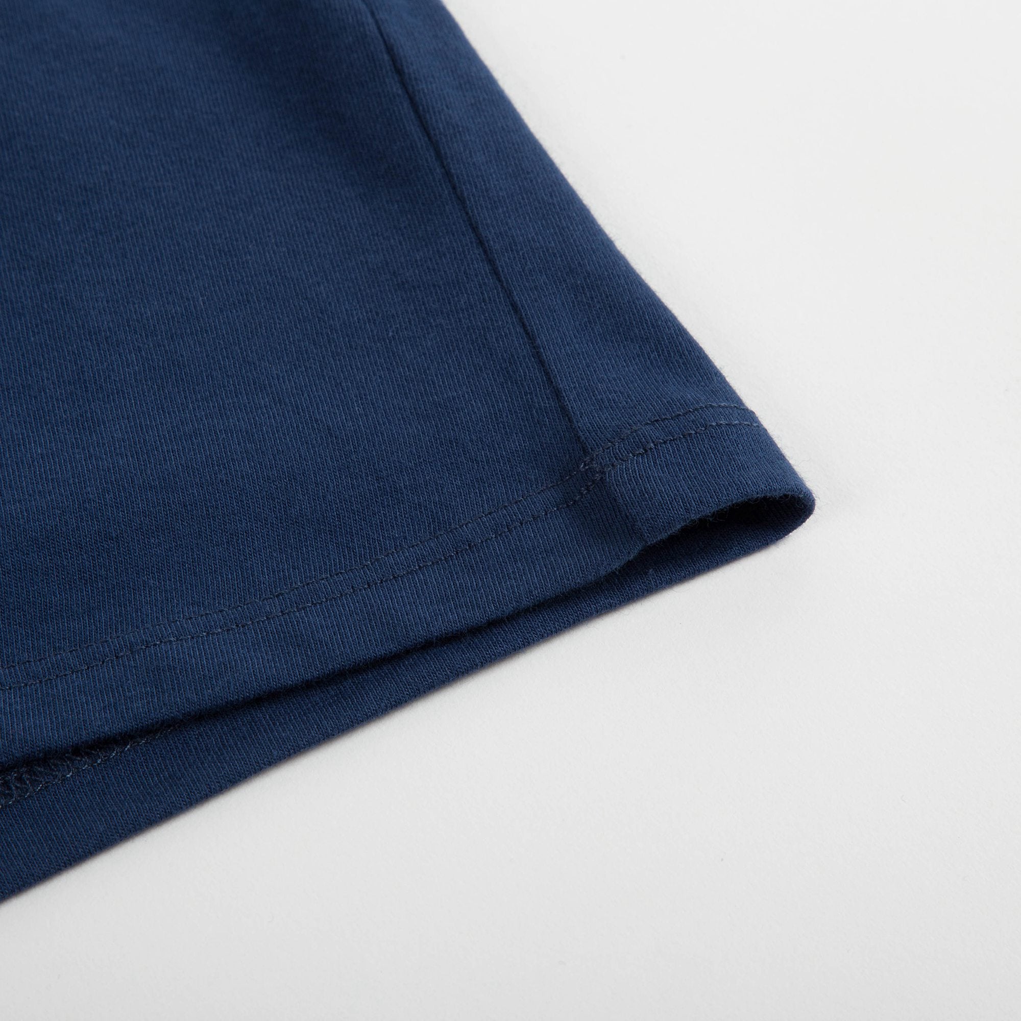 Boys Prussian Blue & White Cotton T-shirt