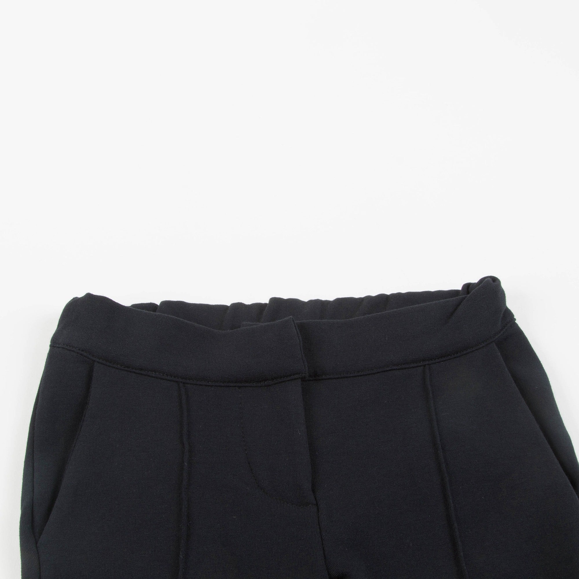 Boys & Girls Black Cotton Trousers