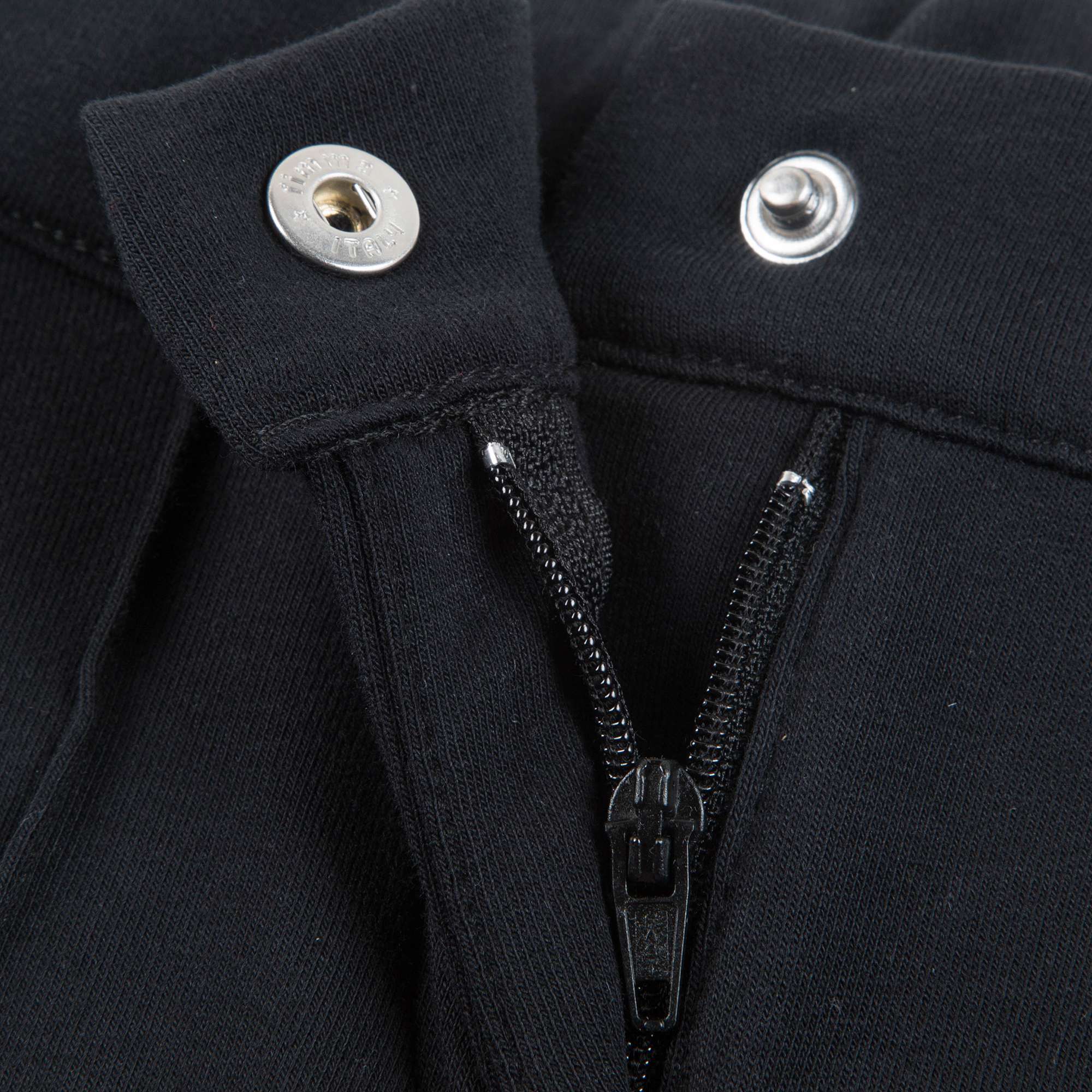 Boys & Girls Black Cotton Trousers