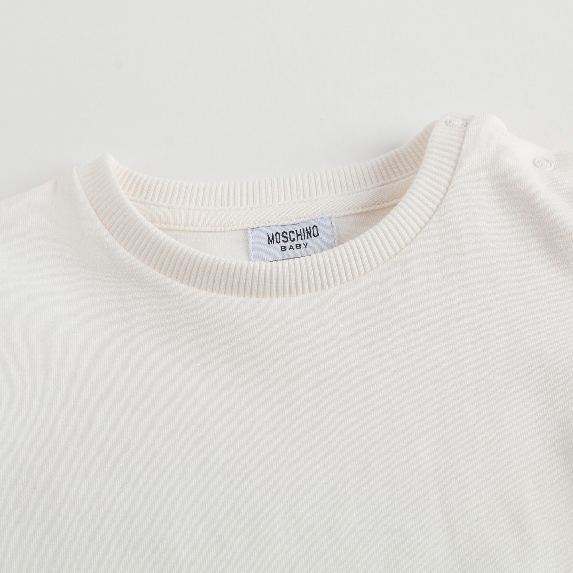 Baby Girls White Logo T-shirt
