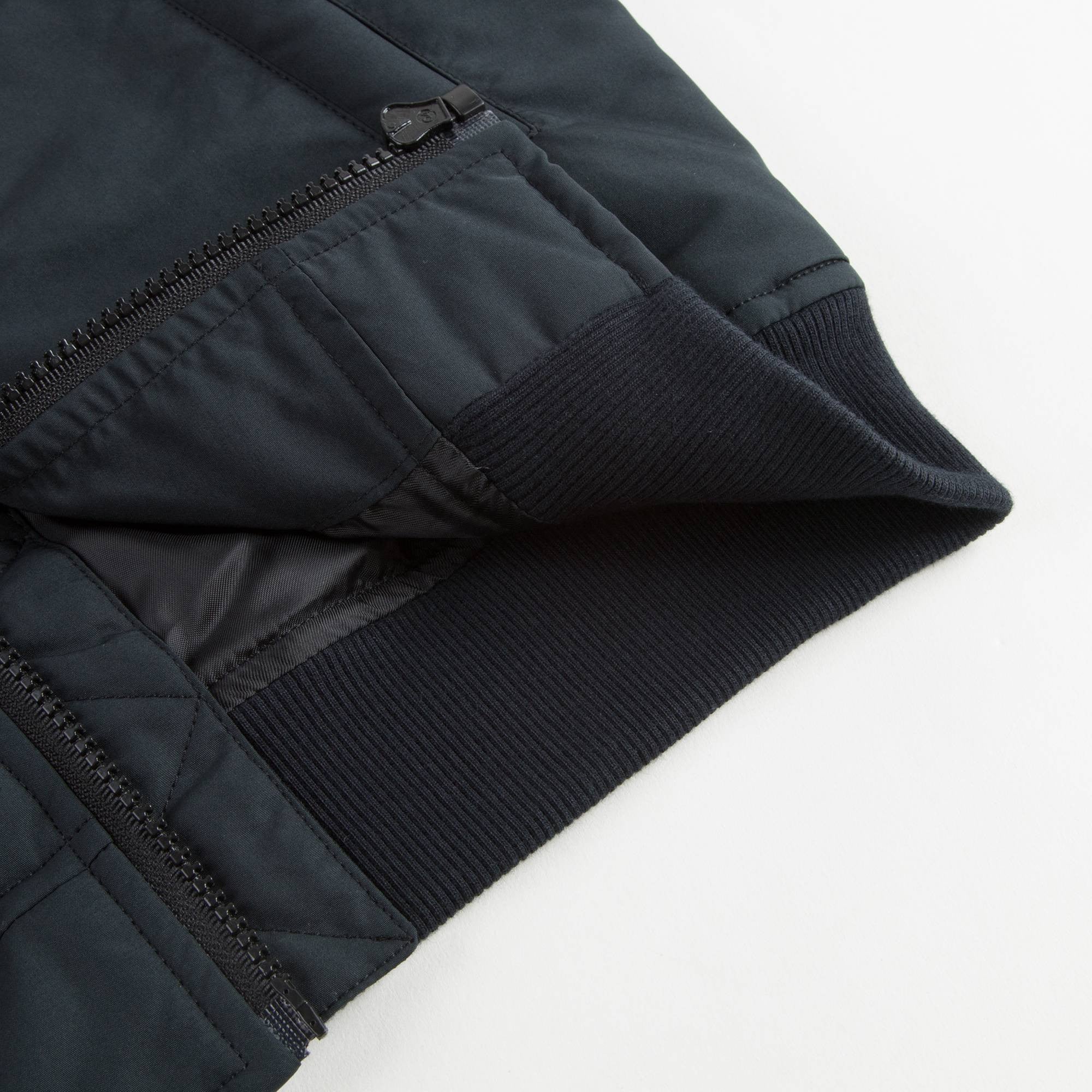Boys & Girls Black Logo Jacket