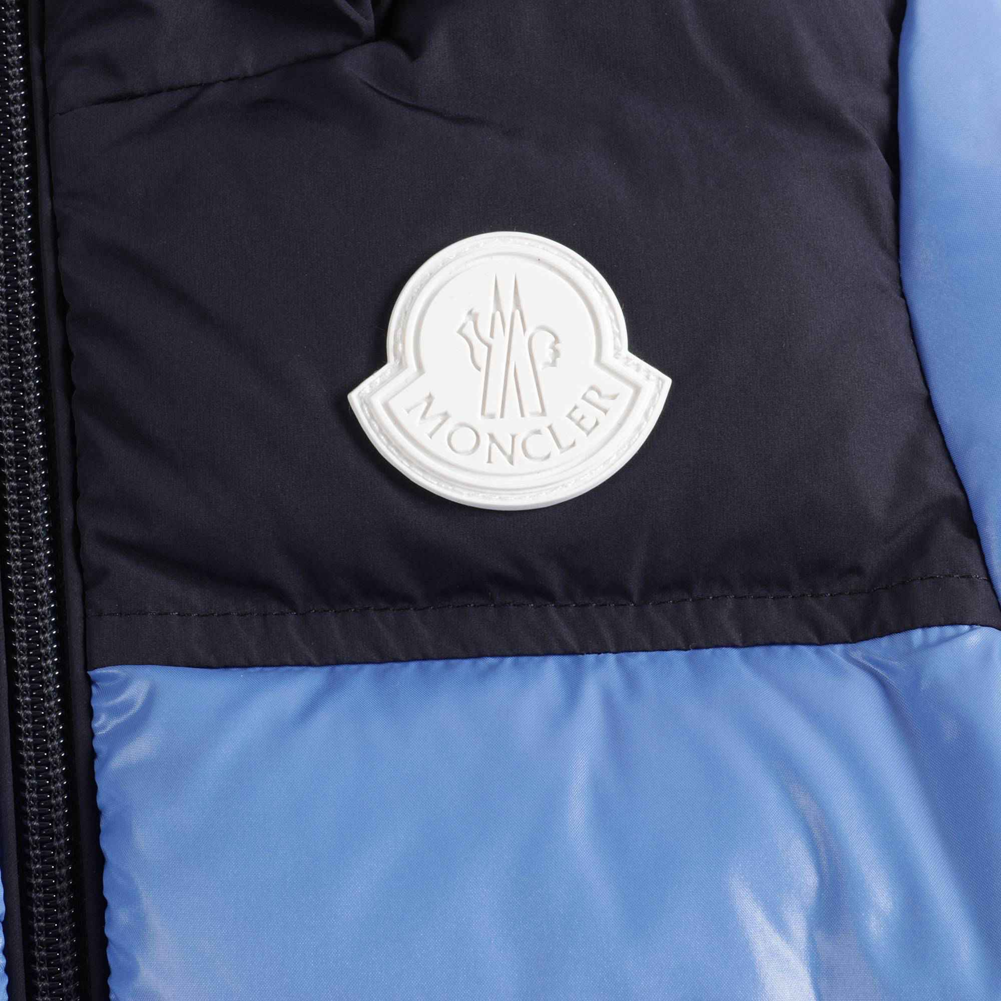 Baby Boys Pastel Blue Padded Down ELM Jacket