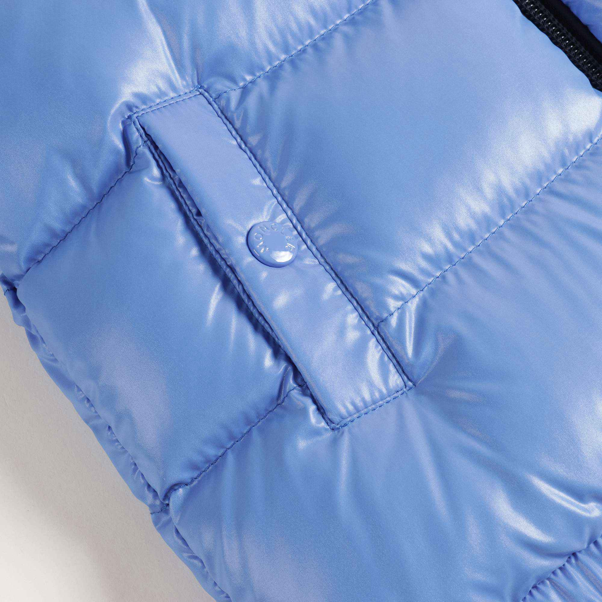 Baby Boys Pastel Blue Padded Down ELM Jacket
