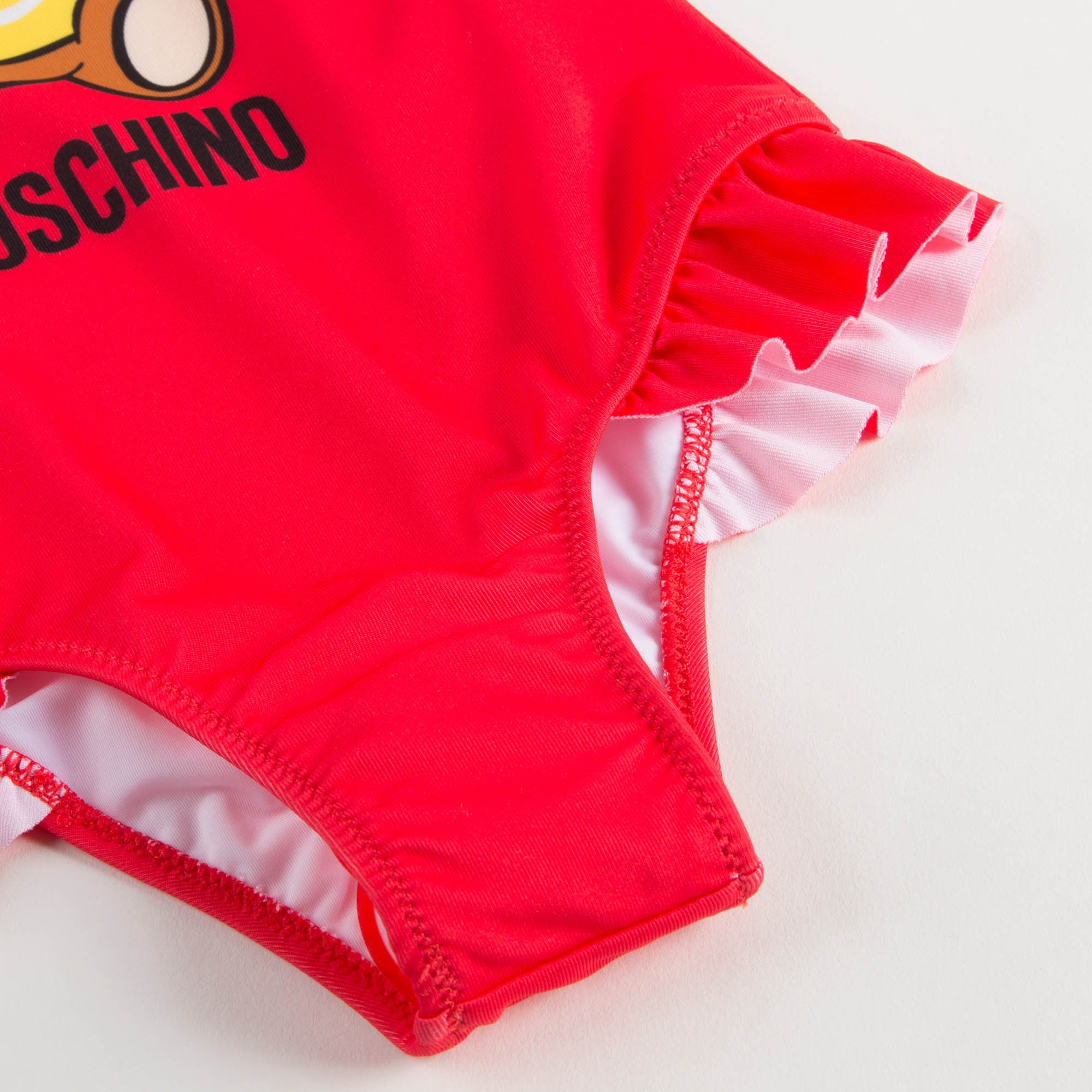Baby Girls Red Teddy Swimsuit