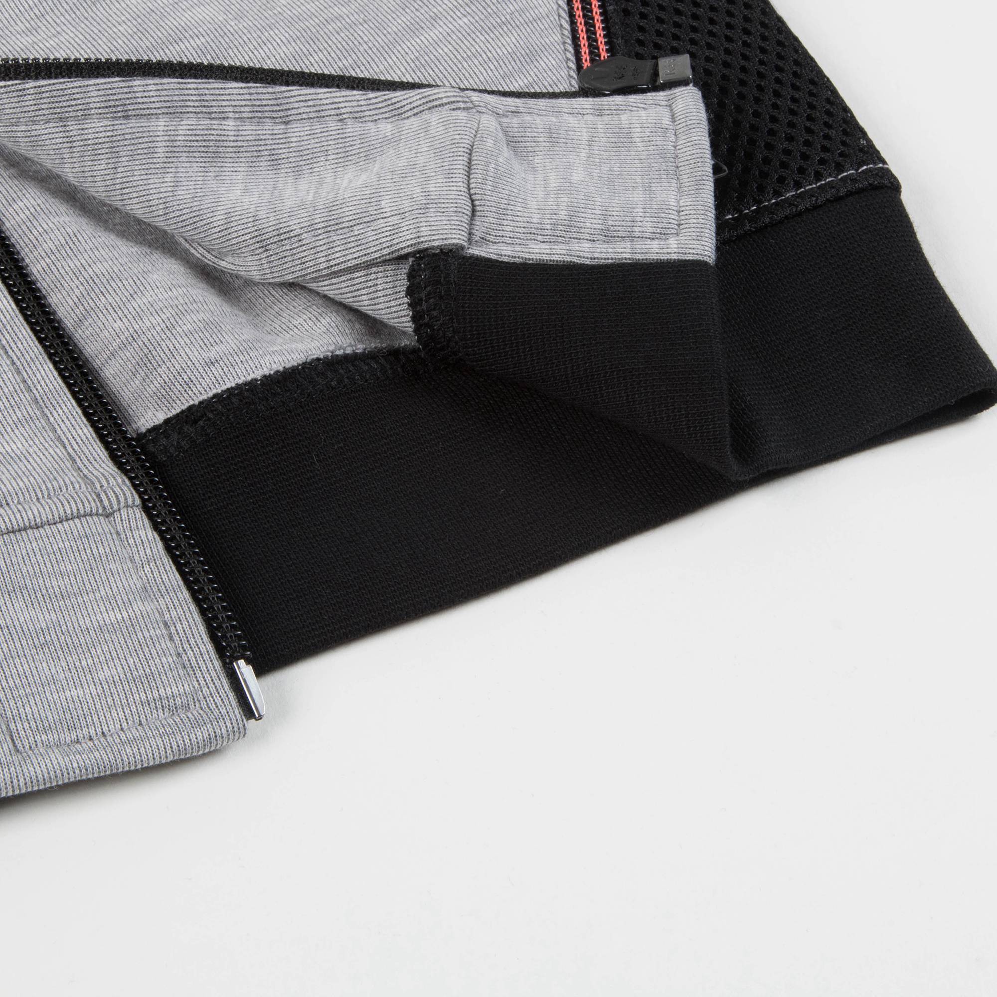 Boys Grey Cotton Cardigan Jogging