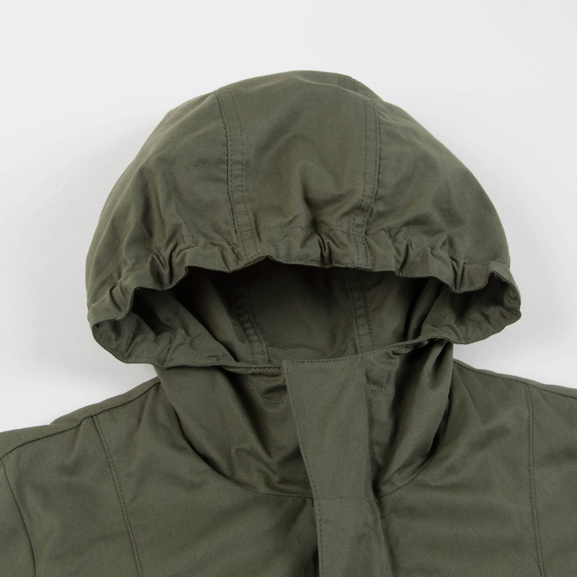 Boys Military Green Cotton Jacket