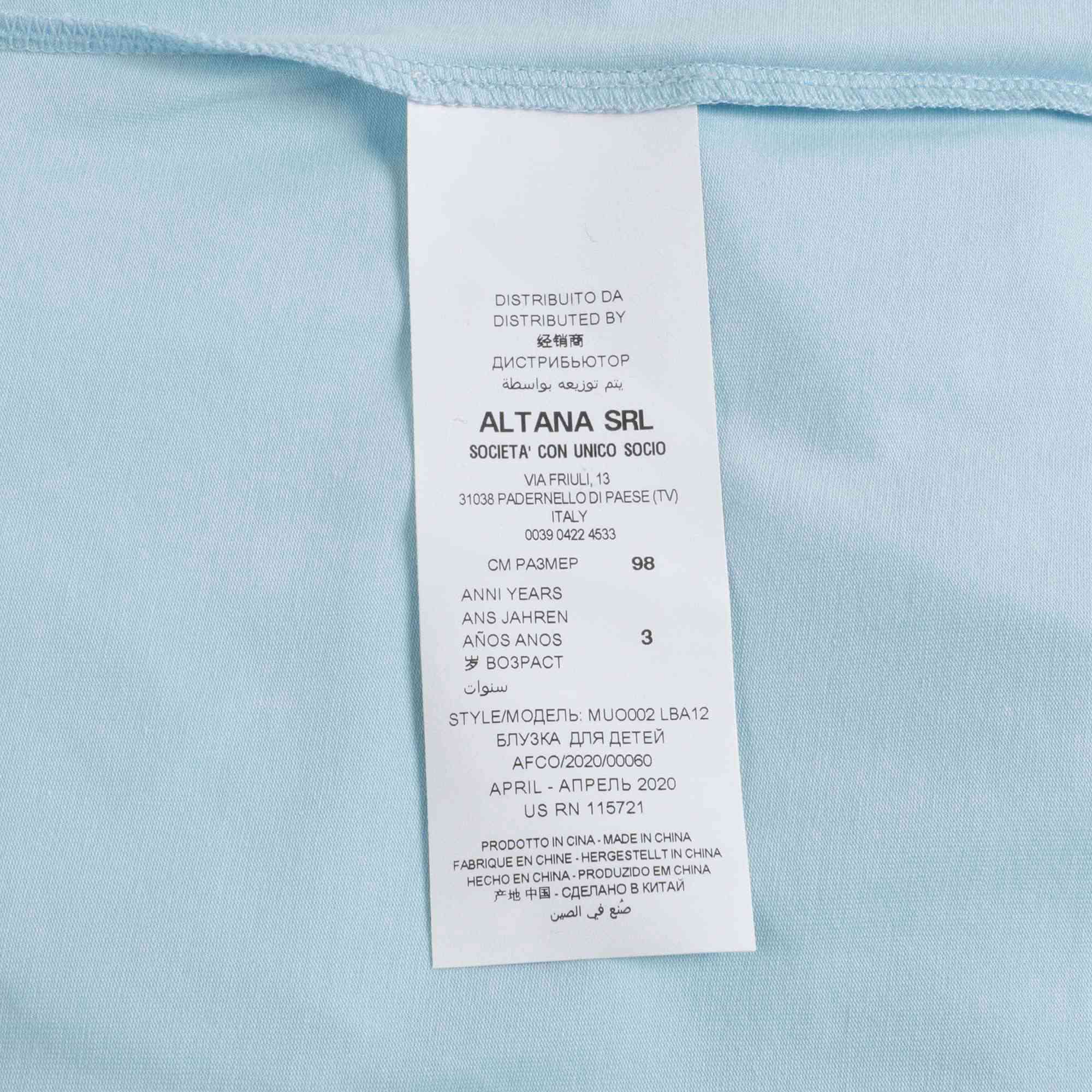 Baby Boys & Girls Blue T-Shirt