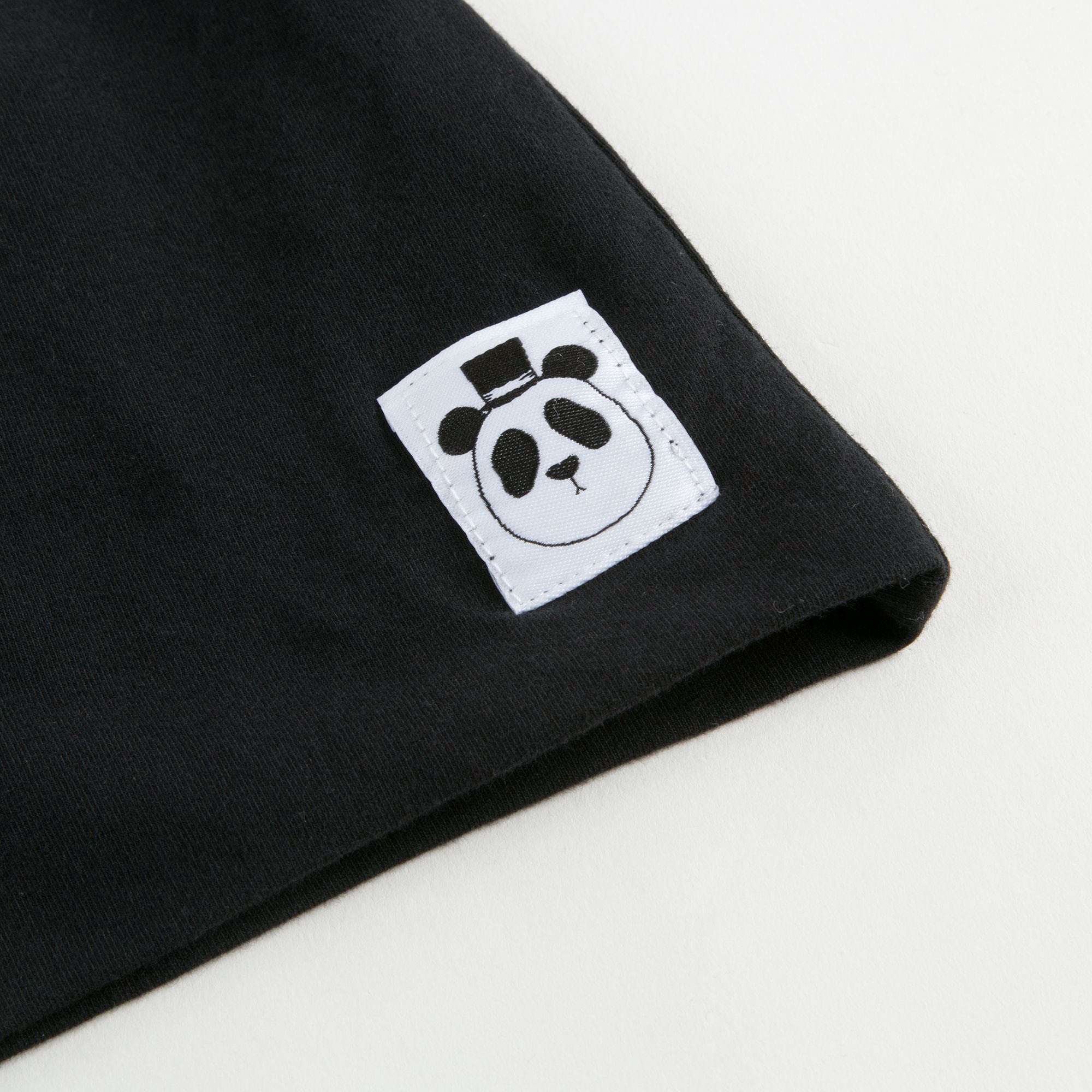 Boys & Girls Black Panda Hat