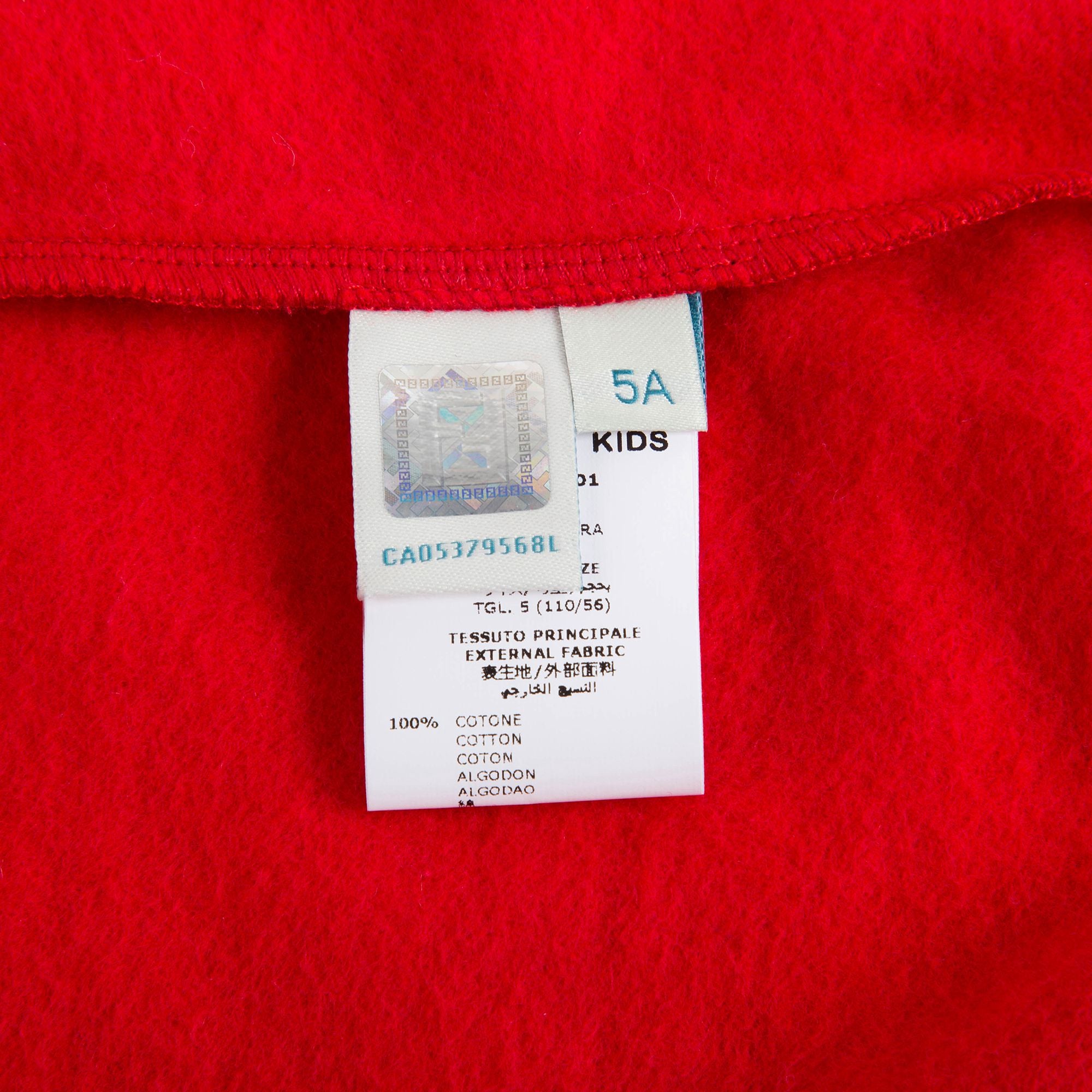 Boys Red Cotton Sweatshirt