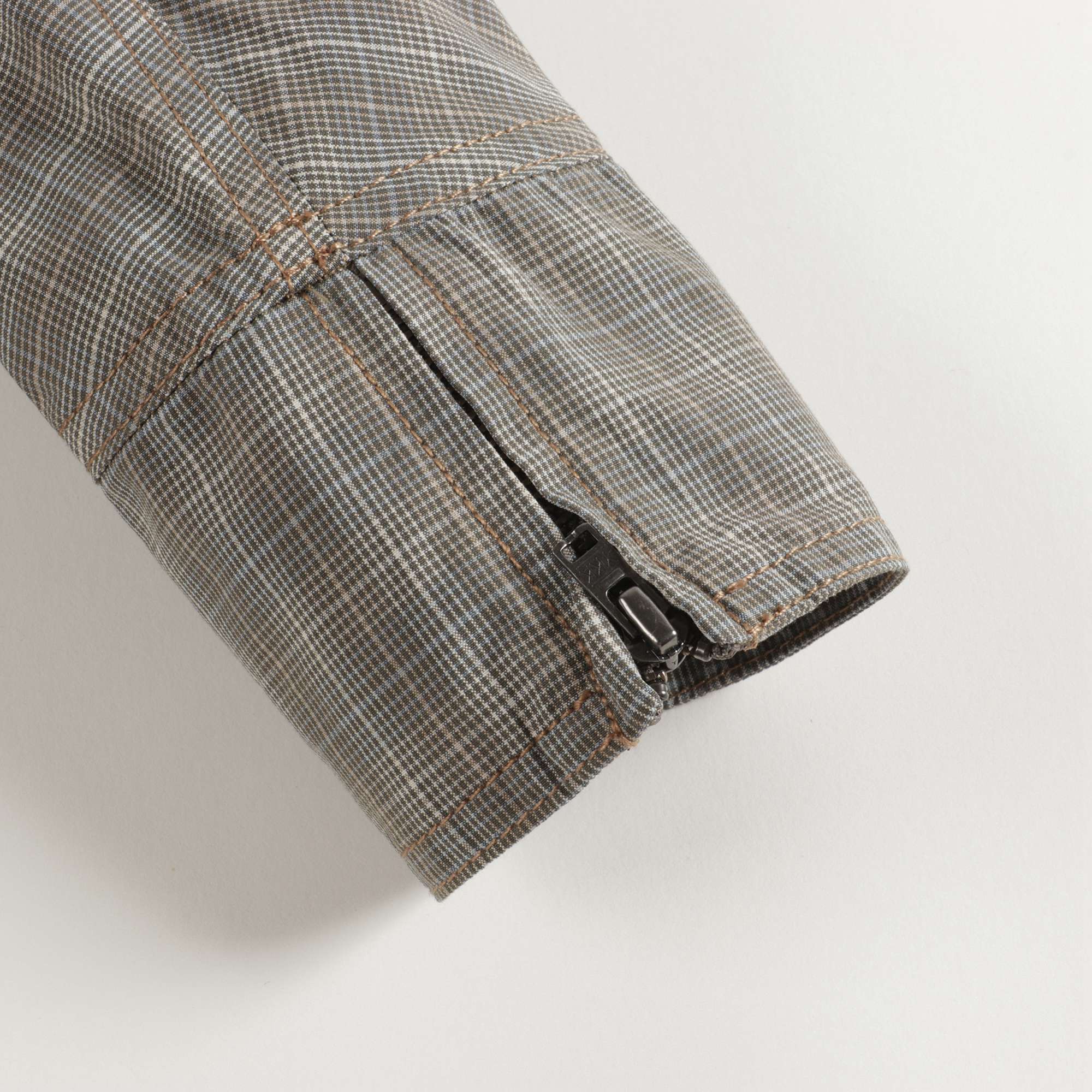Boys Grey Check Coat
