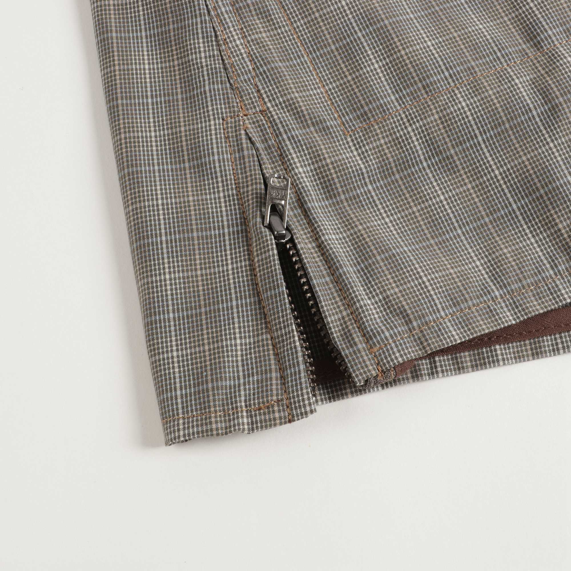 Boys Grey Check Coat