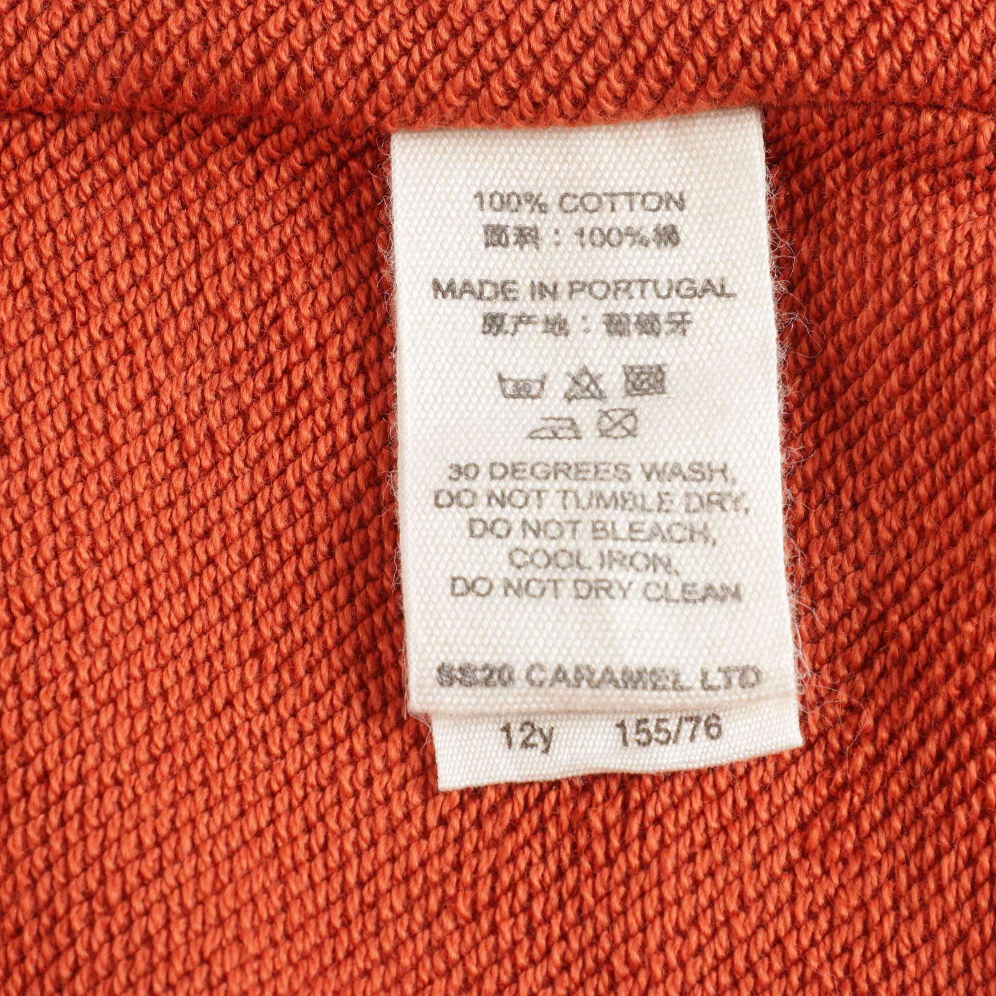 Boys & Girls Rust Cotton Top