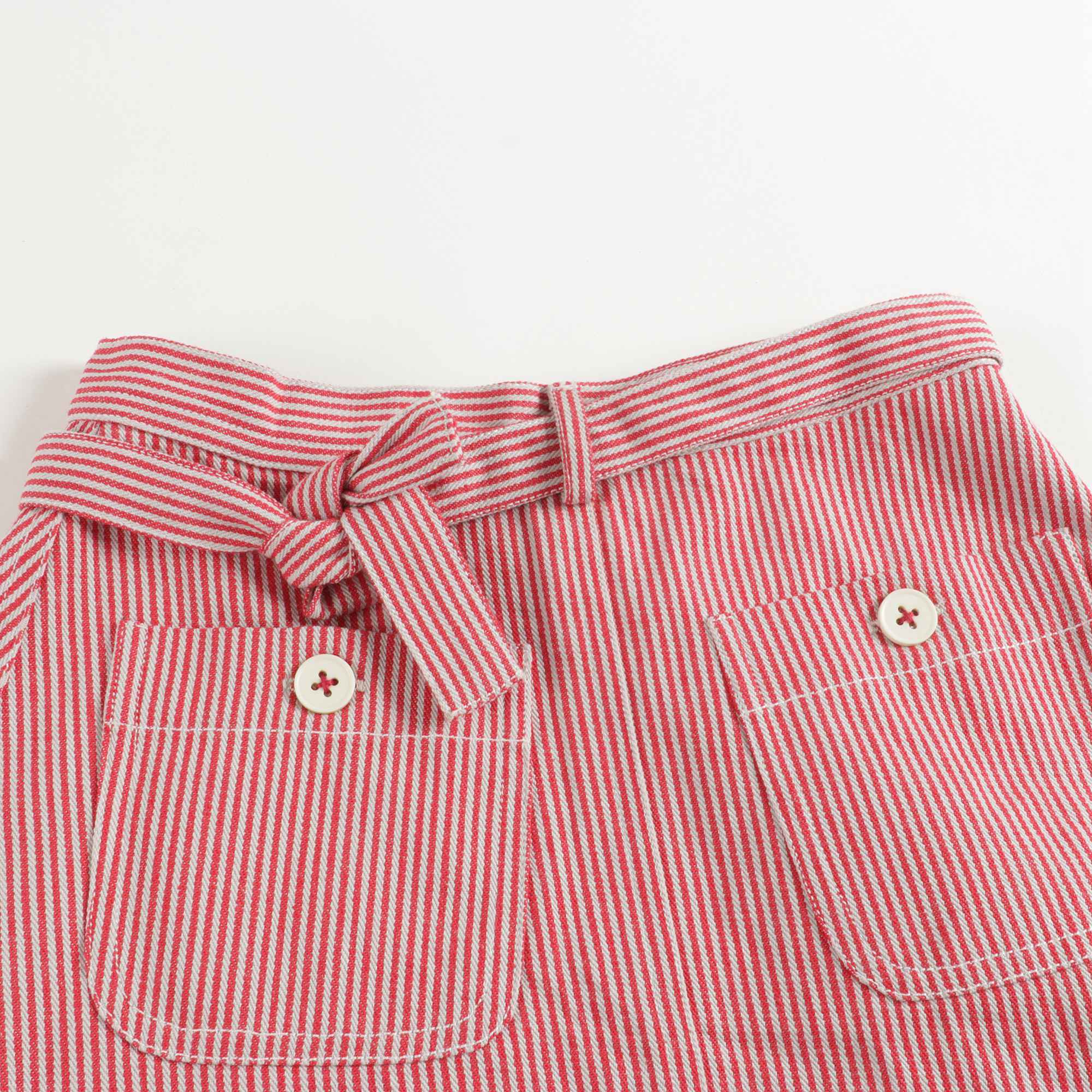 Girls Berry Striped Skirt